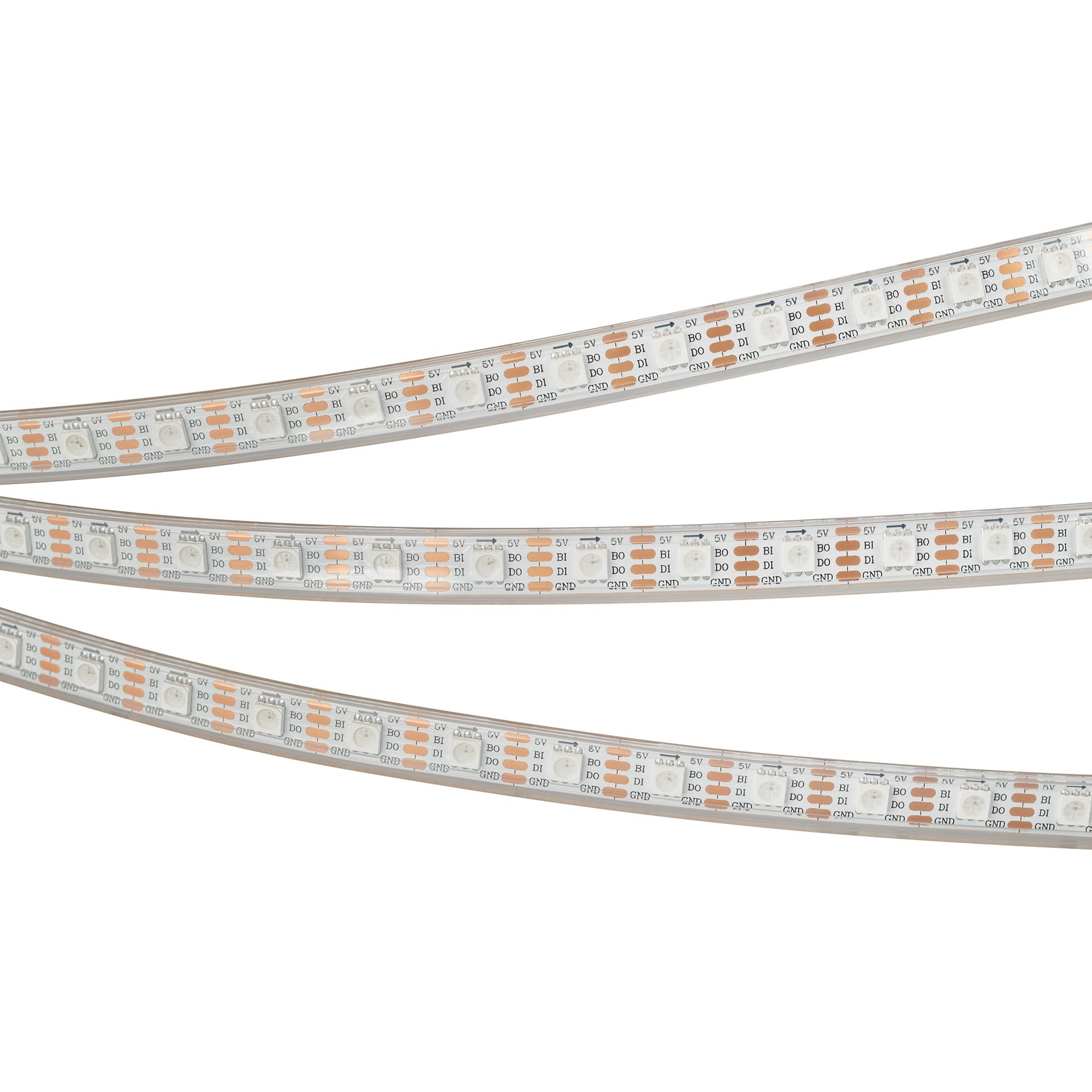 Светодиодная лента герметичная SPI-P-B60-12mm 5V RGB-PX1-BPT (12 W/m, IP66, 5060, 5m) (Arlight, бегущий огонь) 041167 — фото 4