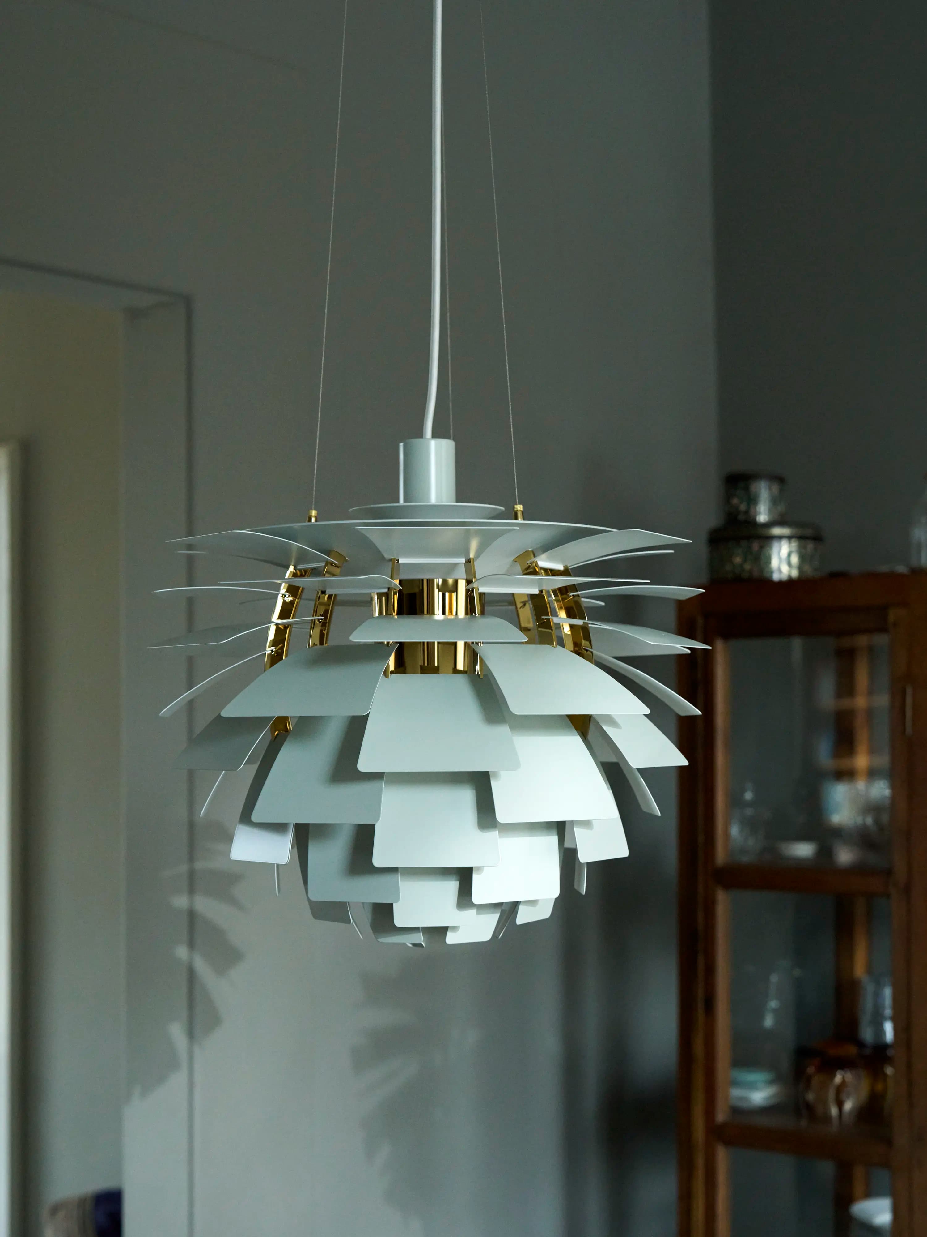 Louis Poulsen PH Artichoke Dusty green/brass metallised Ø 600 — фото 6