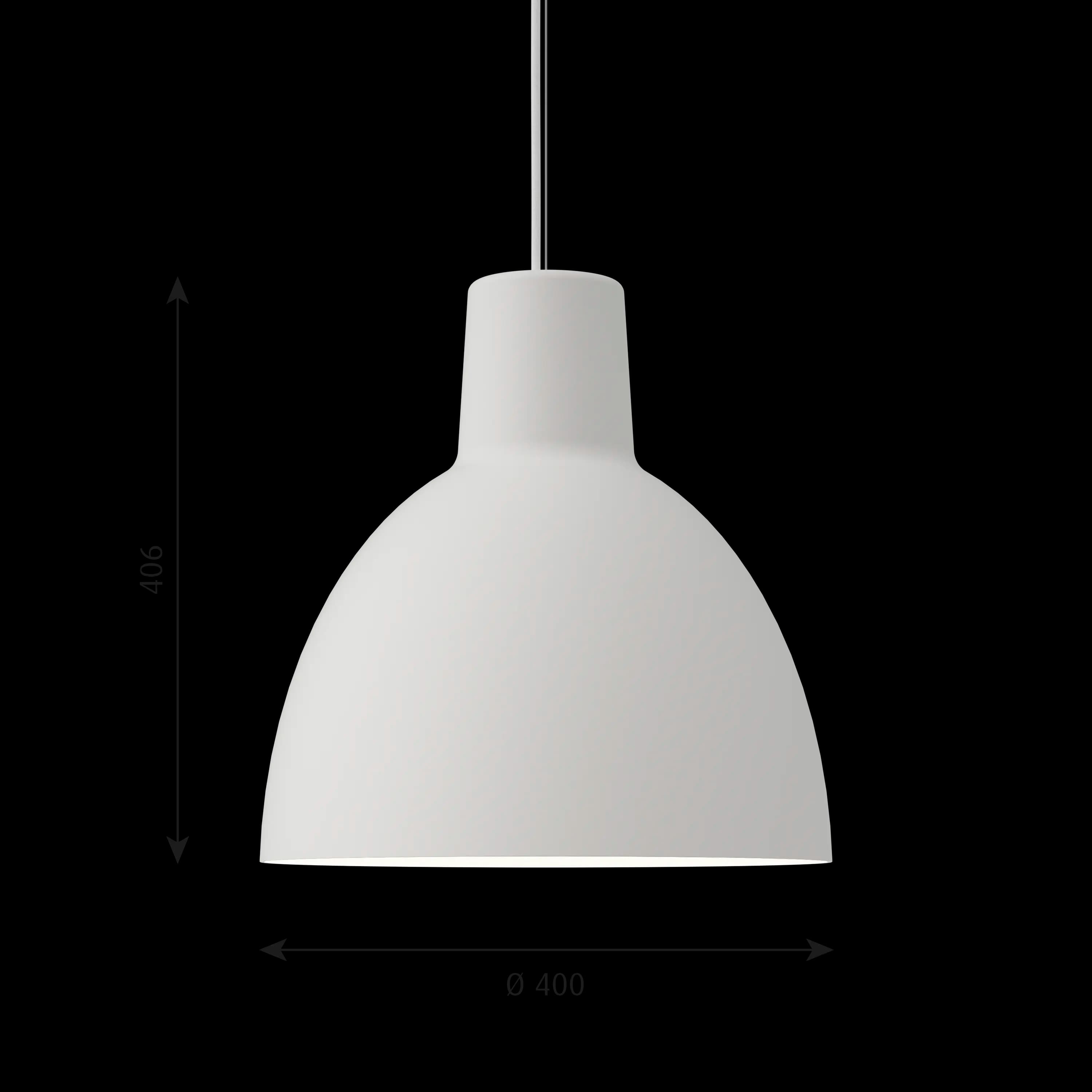 Louis Poulsen Toldbod Pendant White Ø 400 — фото 7