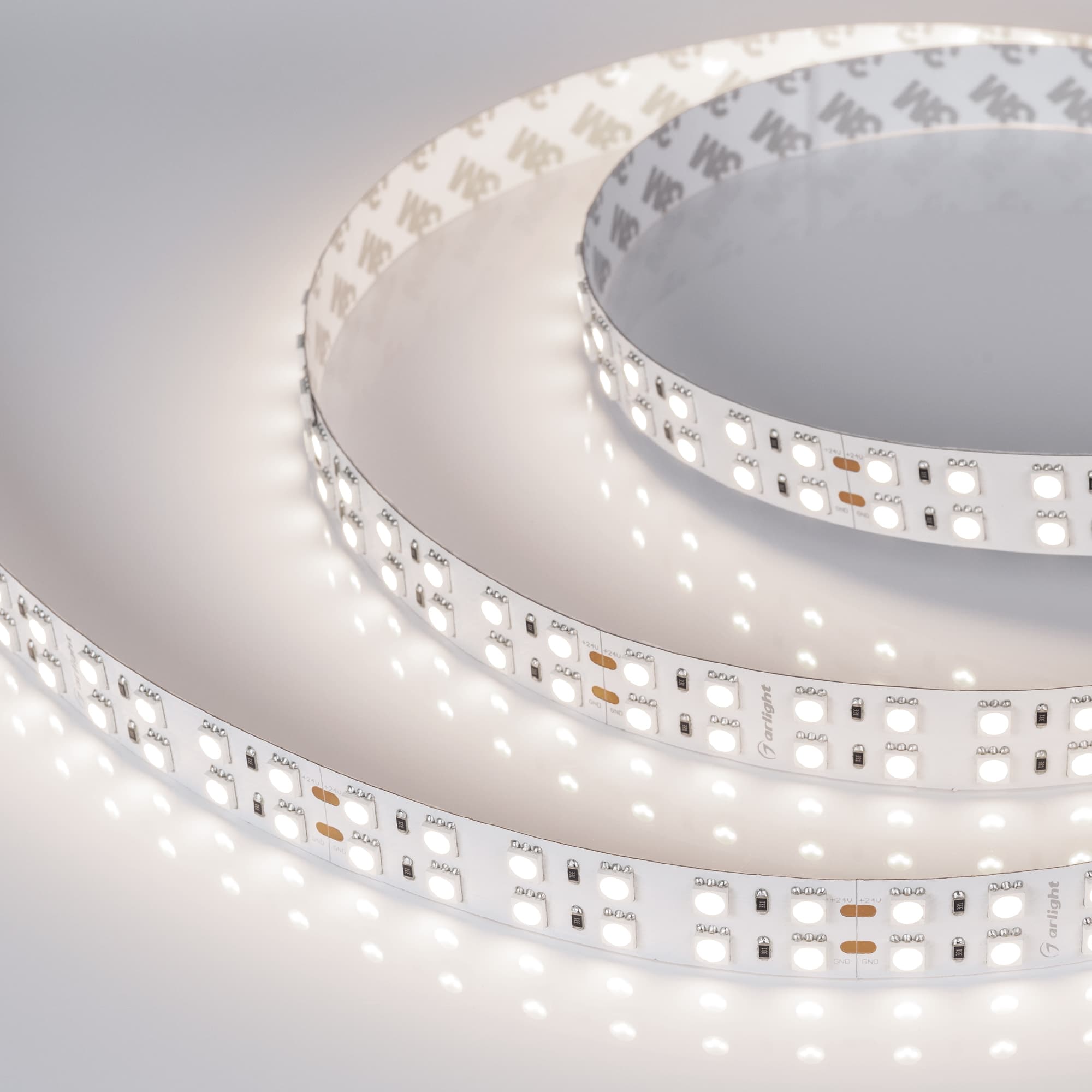 Светодиодная лента RT-B144-19mm 24V Day4000 (34.4 W/m, IP20, 5060, 5m) (Arlight, Открытый) 025274(2) — фото 1