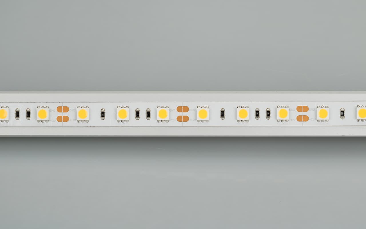 Arlight Светодиодная лента RT2-5050-60-12V White (300 LED) (NormaLED, 14.4 Вт/м, IP20) 014384 — фото 2