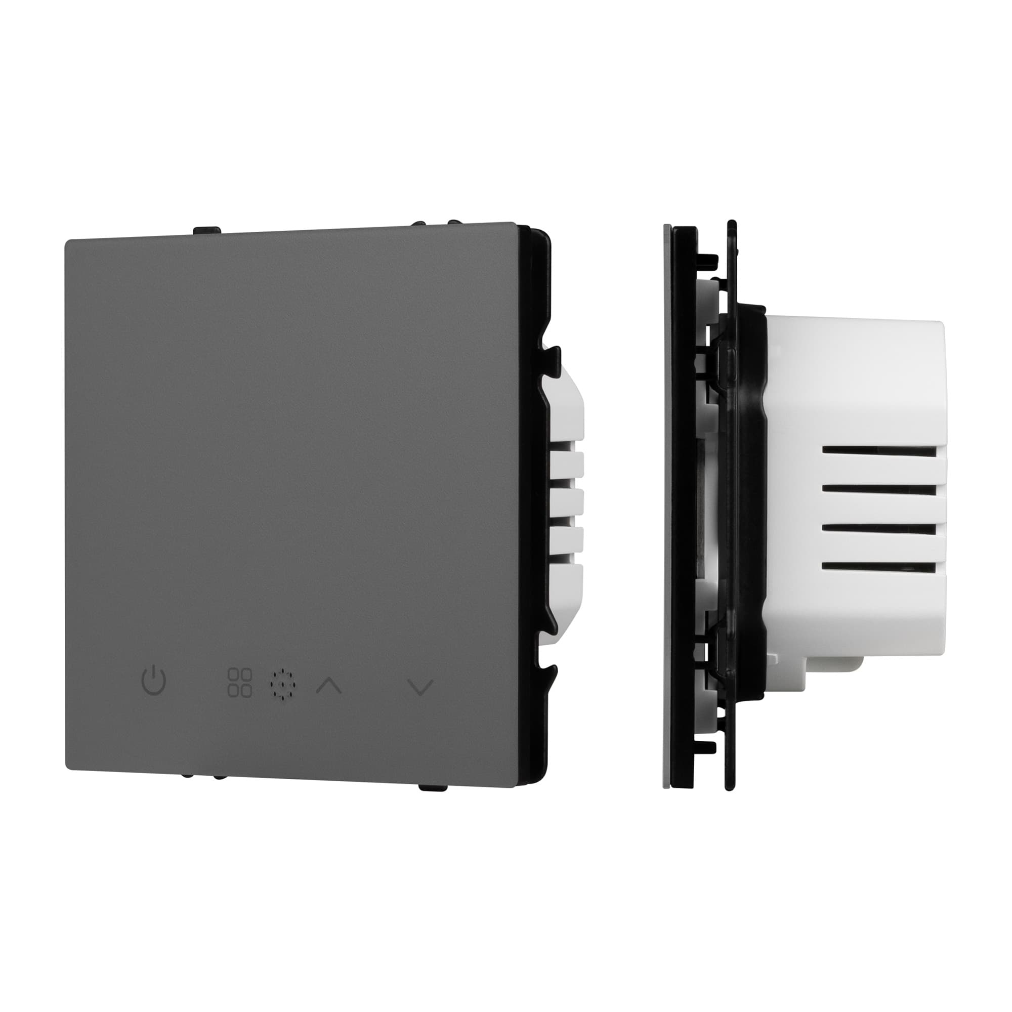 Терморегулятор SWT-NOBE-MTE-SFPL-GR (электрический тёплый пол) (Arlight, Серый базальт) 061902