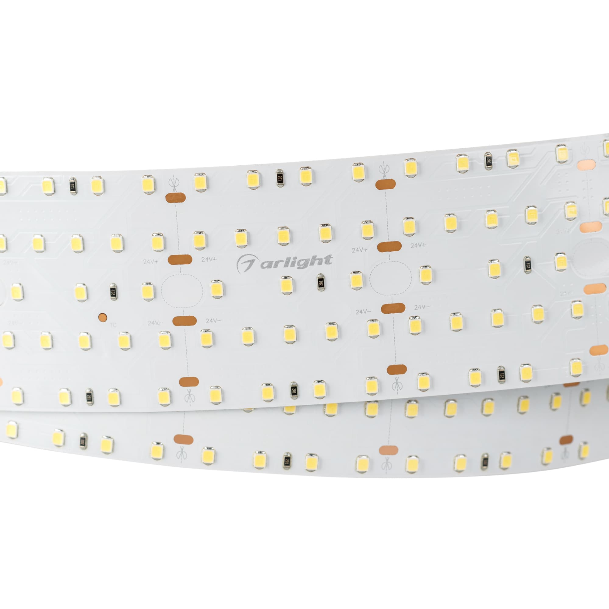 Светодиодная лента S2-2500 24V White 6000K 59mm (2835, 420 LED/m, LUX) (Arlight, 30 Вт/м, IP20) 023406 — фото 3