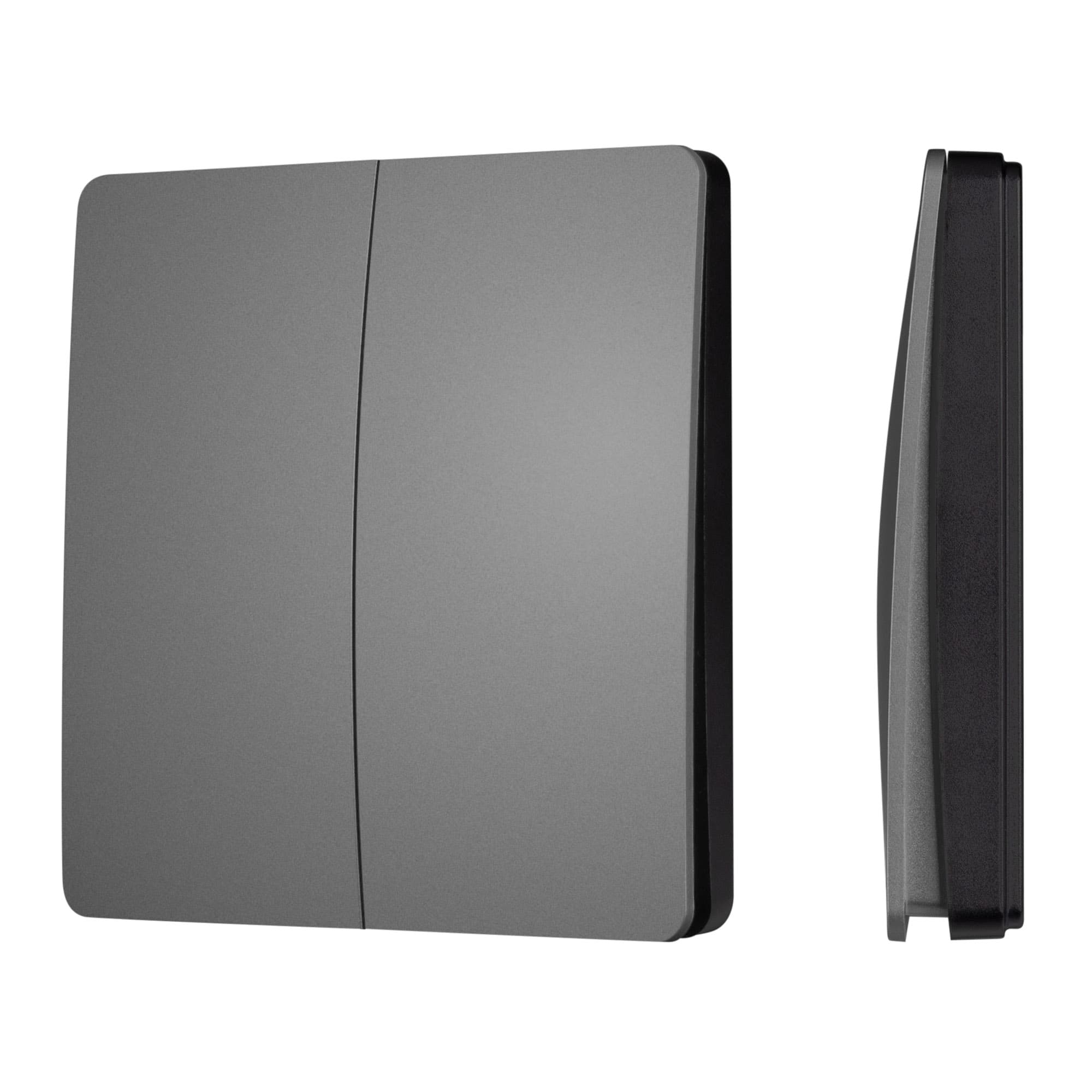 INTELLIGENT ARLIGHT Кнопочная панель KINETIC-801-22-2G-WP-SUF Grey (No battery, IP67, 433Mhz) (IARL, IP67 Пластик, 3 года) 051679 Arlight