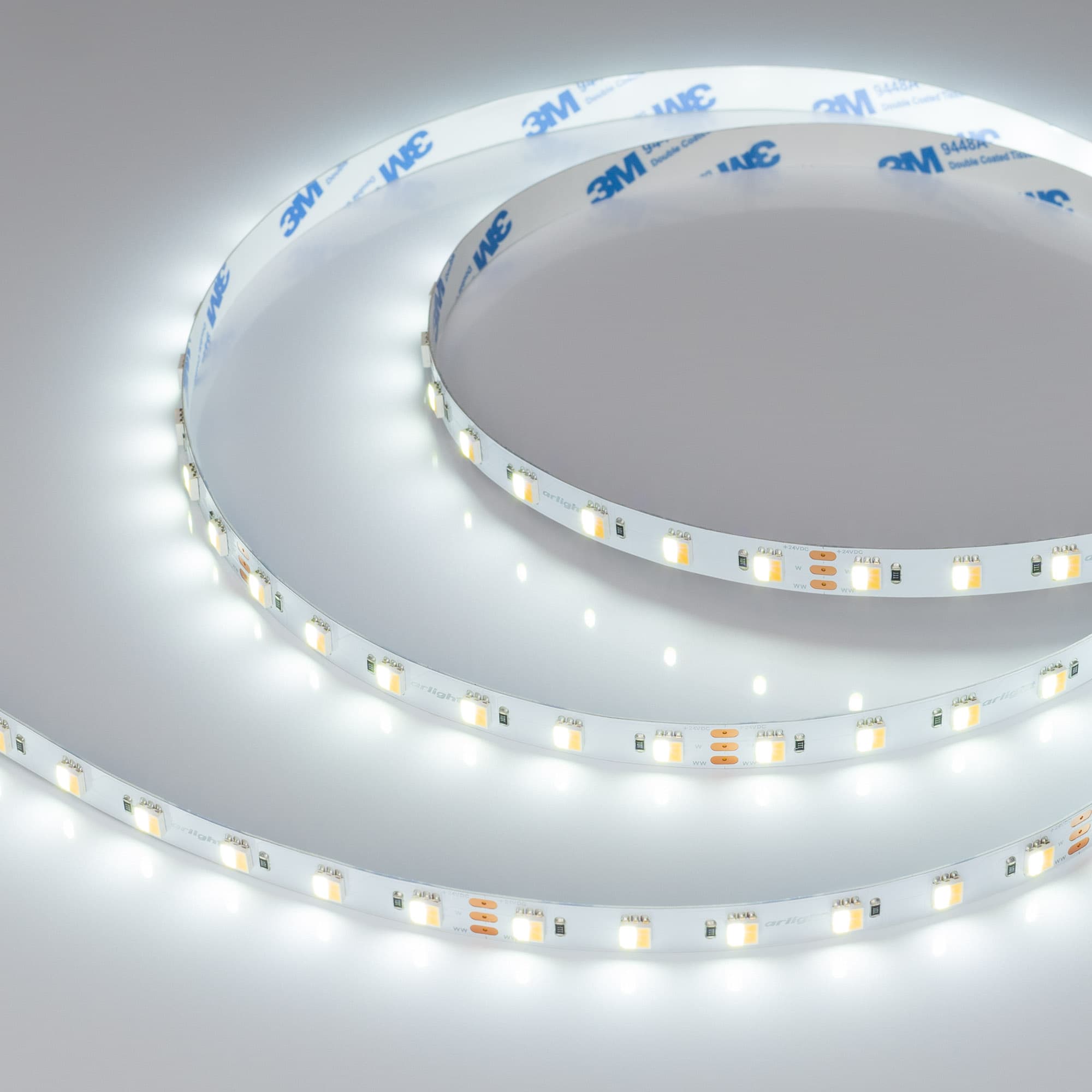 Светодиодная лента RT-B60-10mm 24V White-MIX 2Ch (14.4 W/m, IP20, 5060, 5m) (Arlight, Изменяемая ЦТ) 025214(1) — фото 5