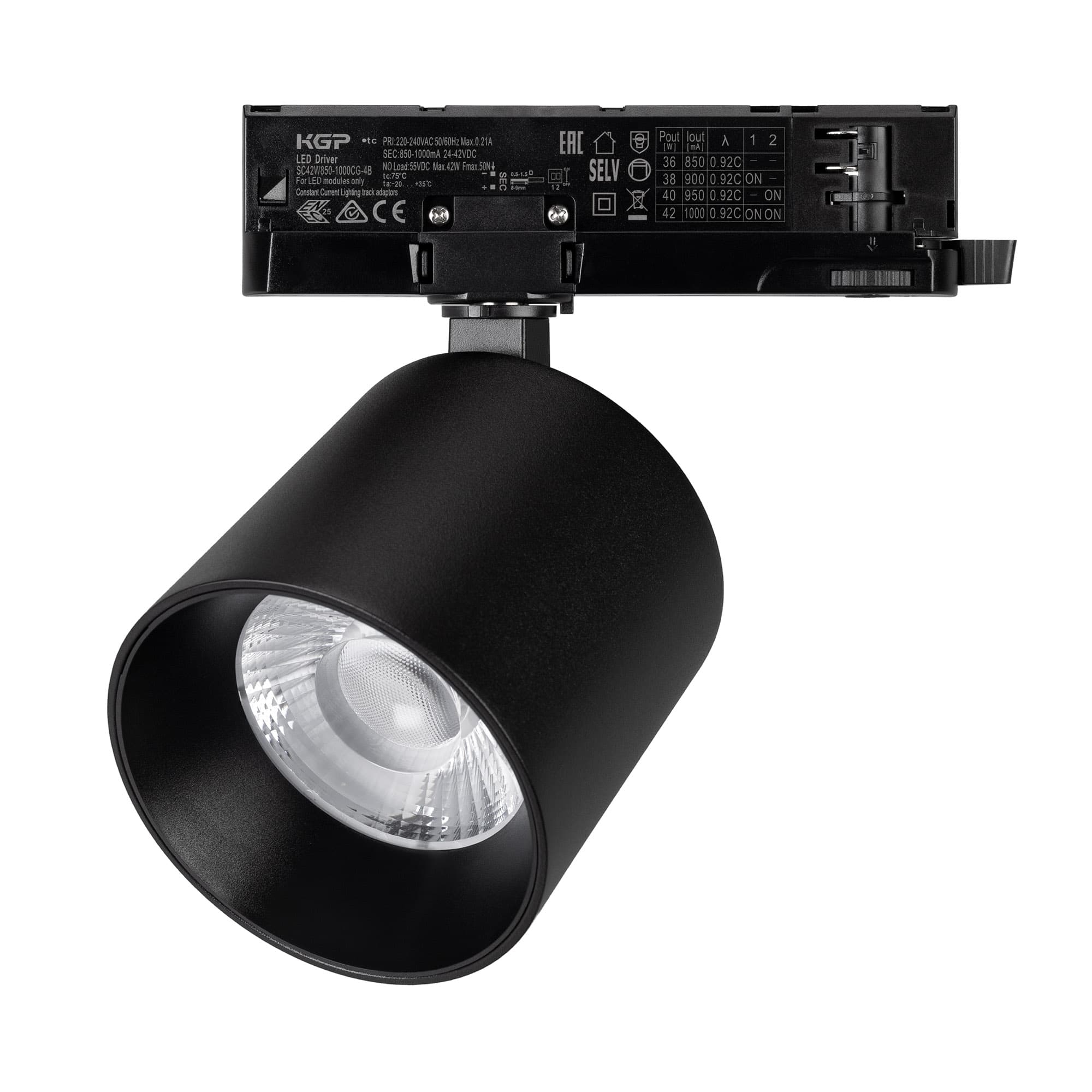 Светильник LGD-DYKE-4TR-R100-36W Day4000 (BK, 20 deg, 230V, TRIAC) (Arlight, IP20 Металл, 5 лет) 058793