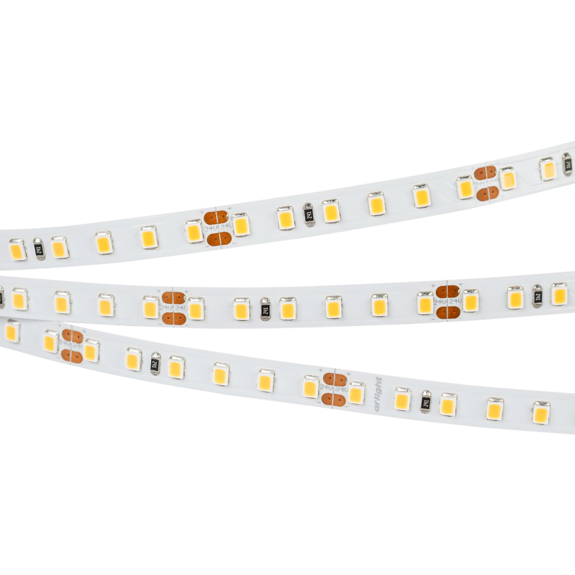 Светодиодная лента RT 2-5000 24V SUN Warm3000 2x (2835, 120 LED/m, LUX) (Arlight, 14.4 Вт/м, IP20) 024973(1) — фото 1