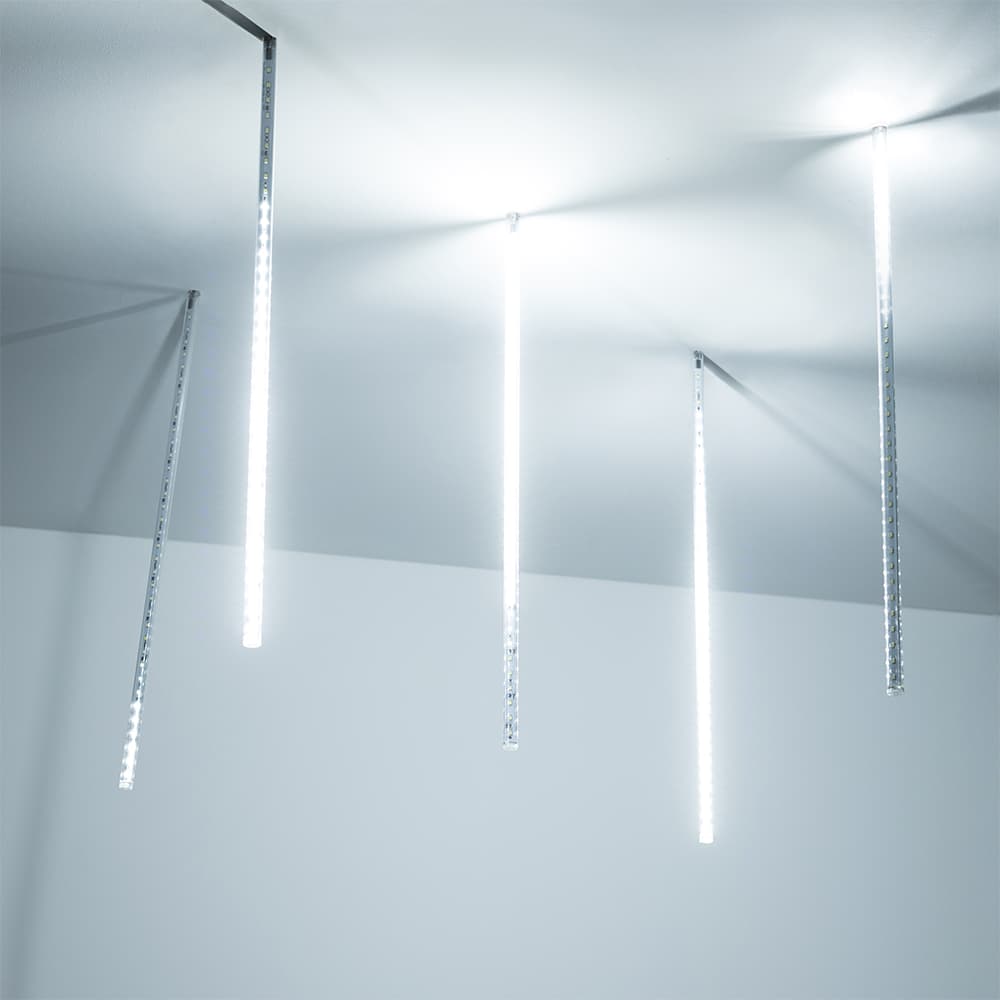 Arlight Светодиодная гирлянда ARD-ICEFALL-CLASSIC-D12-500-5PCS-CLEAR-72LED-LIVE WHITE (230V, 6W) (Ardecoled, IP65) 026049