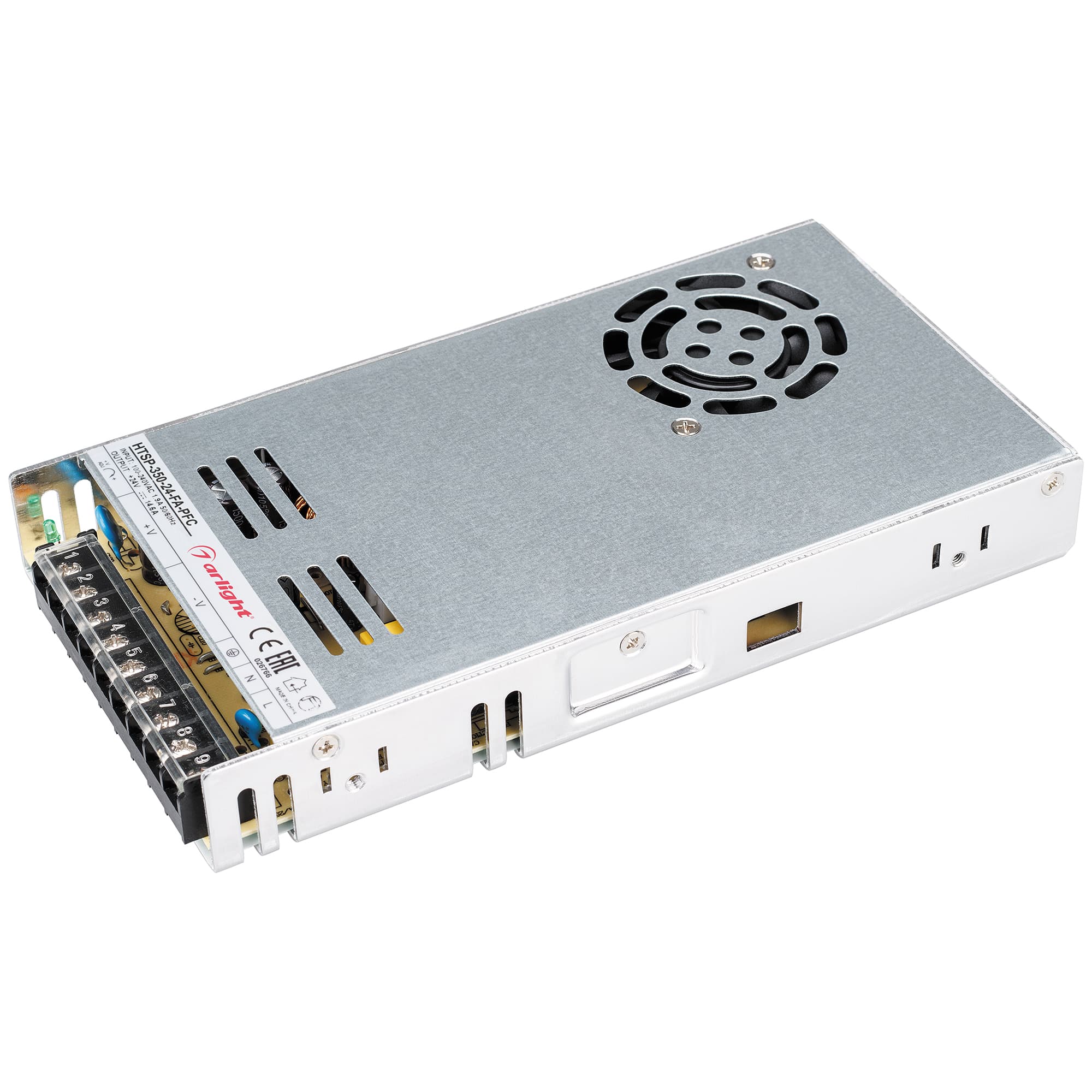 Блок питания HTSP-350-24-FA-PFC (24V, 14.6A, 350W) (Arlight, IP20 Сетка, 3 года) 026766 — фото 1