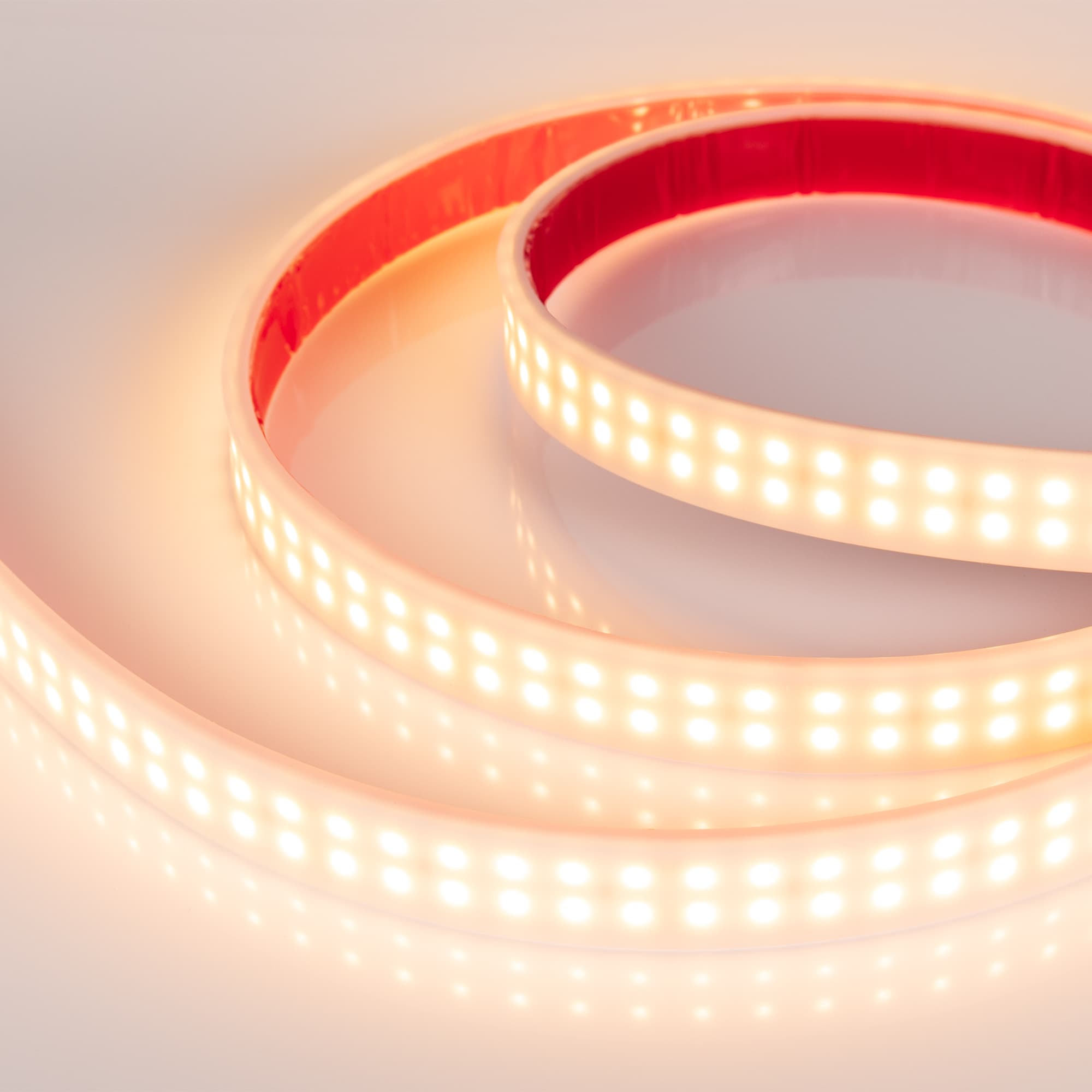 Светодиодная лента RTW 2-5000PW 24V Warm2700 2x2 (3528, 1200 LED, LUX) (Arlight, 19.2 Вт/м, IP66) 018999 — фото 3
