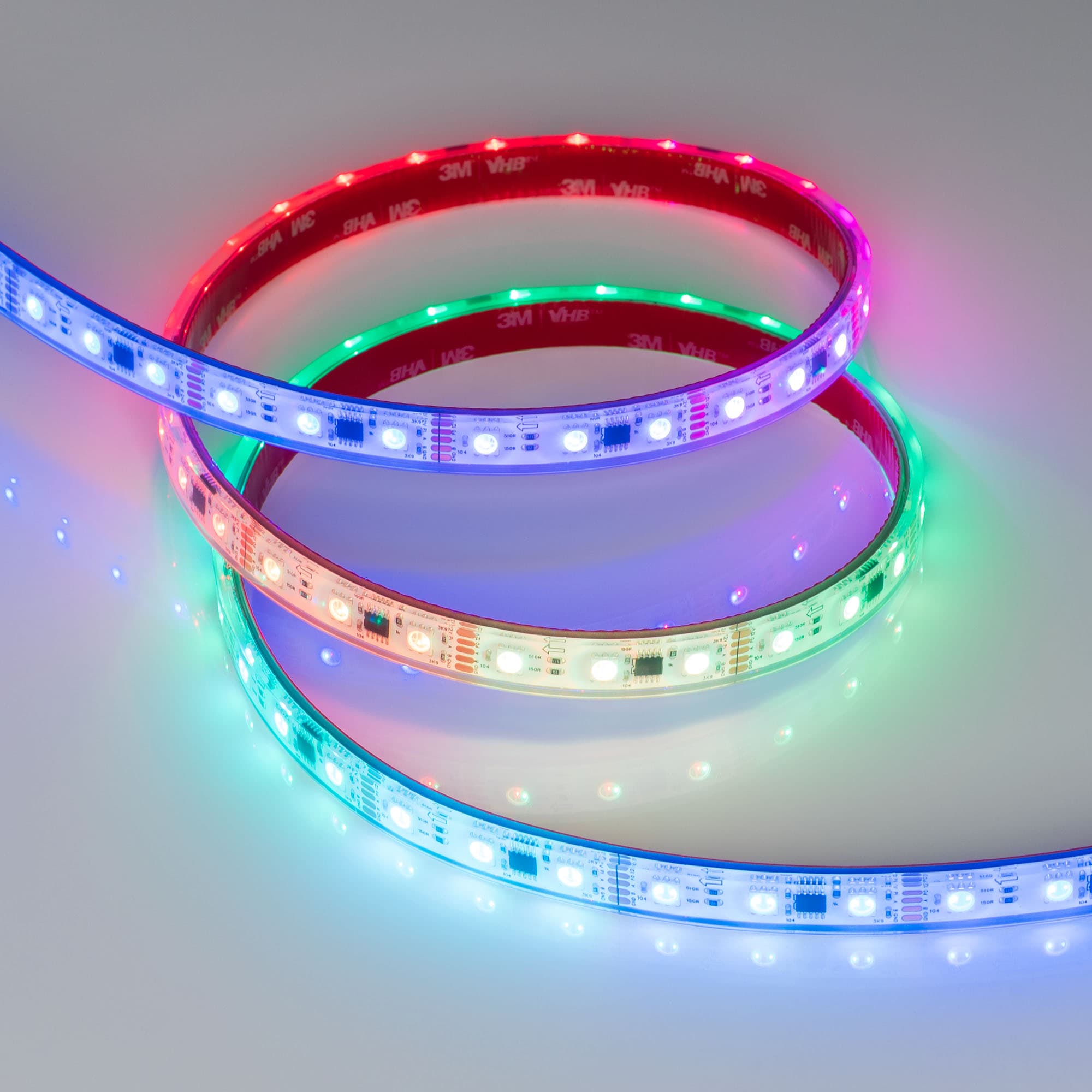 Светодиодная лента герметичная DMX-PS-B60-12mm 12V RGB-PX3 (14 W/m, IP67, 5060, 5m) (Arlight, -) 039605 — фото 5