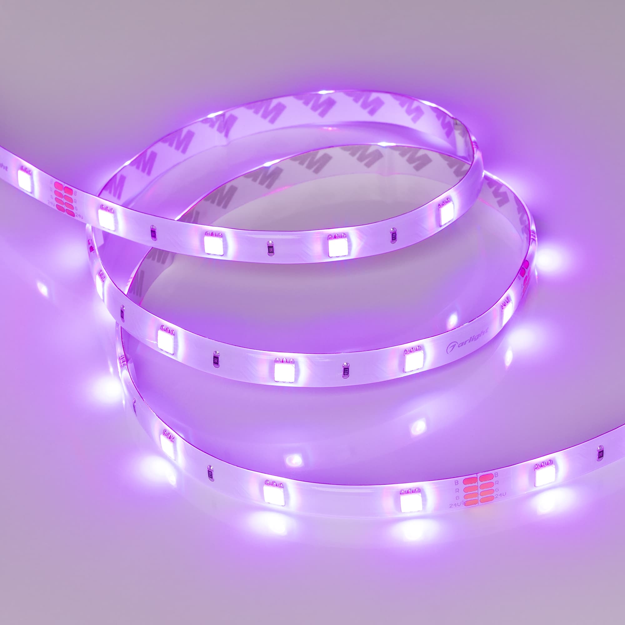 Светодиодная лента RTW 2-5000SE 24V RGB (5060, 150 LED, LUX) (Arlight, 7.2 Вт/м, IP65) 021732 — фото 8