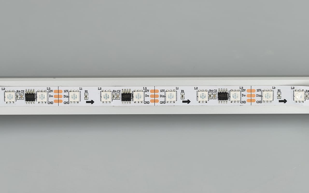 Светодиодная лента SPI-5000-5060-60 12V Cx3 RGB (10mm, 14.4W/m, IP20) (Arlight, бегущий огонь) 026367(1) — фото 3