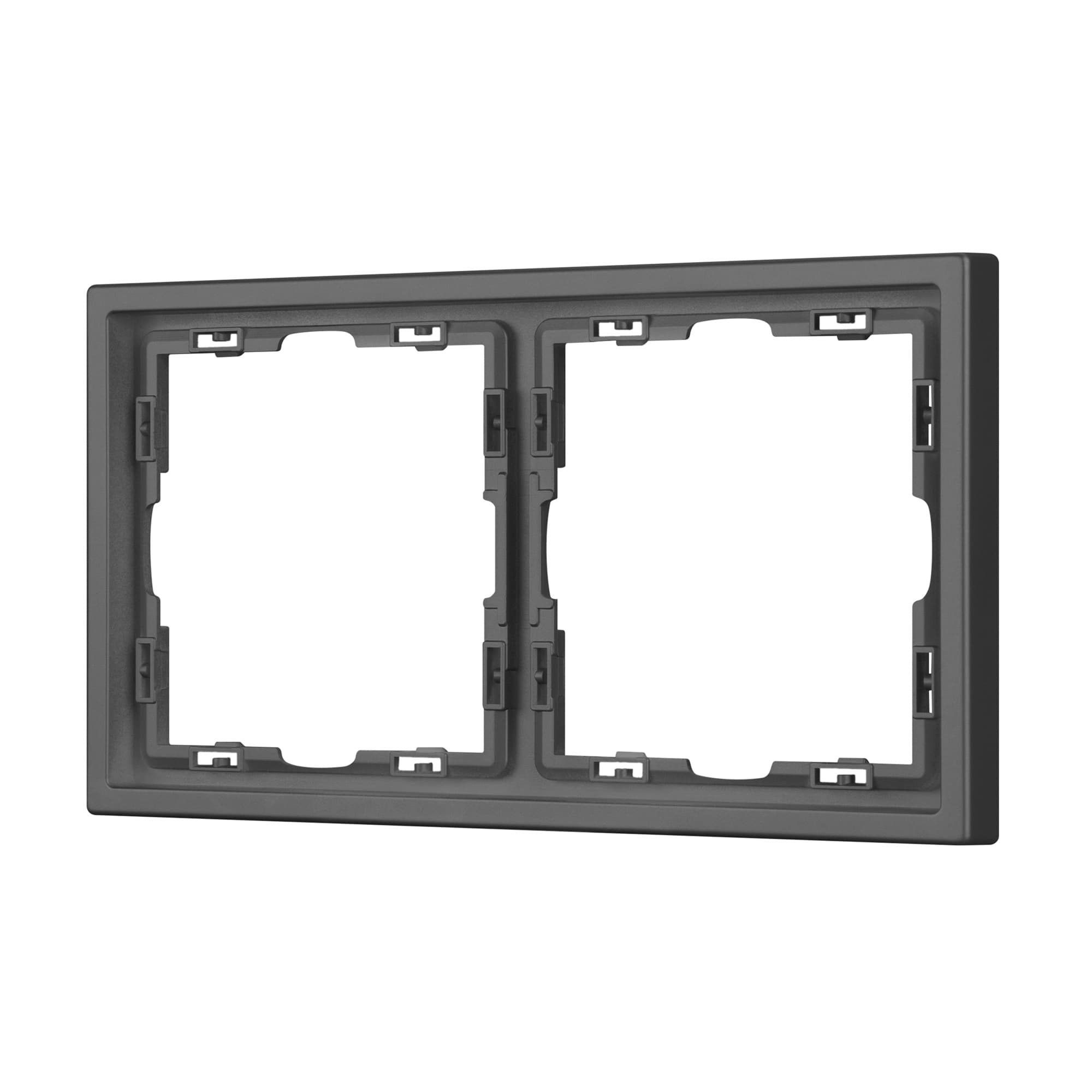 Рамка пластиковая FRM-NOBE-SFPL-2-GR (Arlight, Серый базальт) 054218