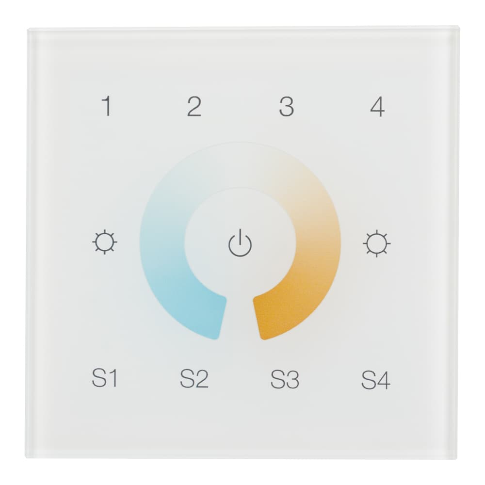 INTELLIGENT ARLIGHT Сенсорная панель DALI-901-11-4G-4SC-MIX-DT8-IN White (BUS/230V) (IARL, IP20 Пластик, 3 года) 037198 — фото 2