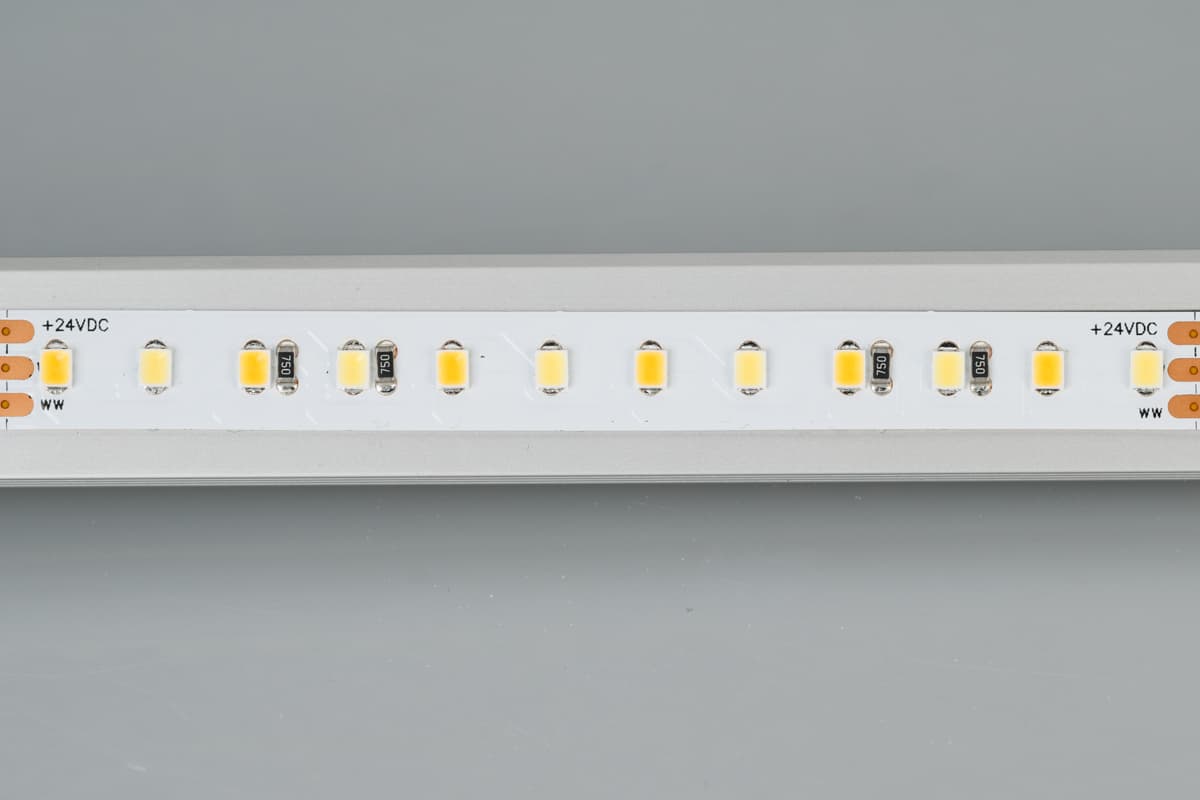 Светодиодная лента RT 6-5000 24V White-MIX 2x (2835, 120 LED/m, LUX) (Arlight, 23 Вт/м, IP20) 025209 — фото 3