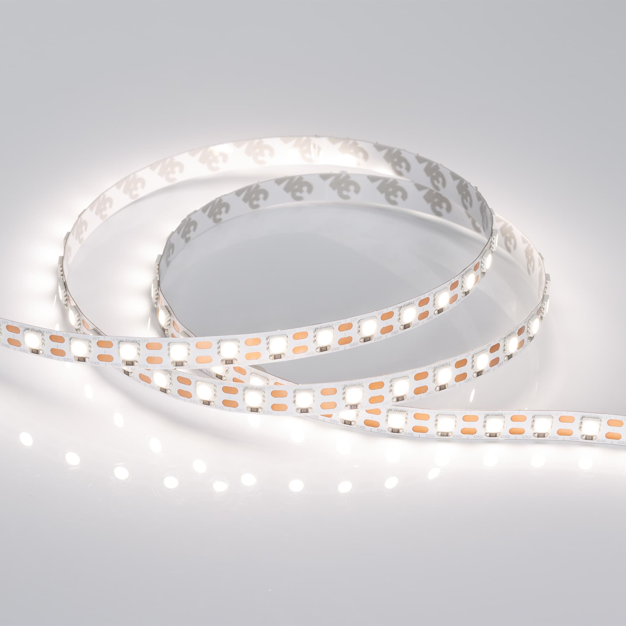Светодиодная лента RT 2-5000 12V Cx1 Day4000 2x (5060, 360 LED, LUX) (Arlight, 15.6 Вт/м, IP20) 016841 — фото 3