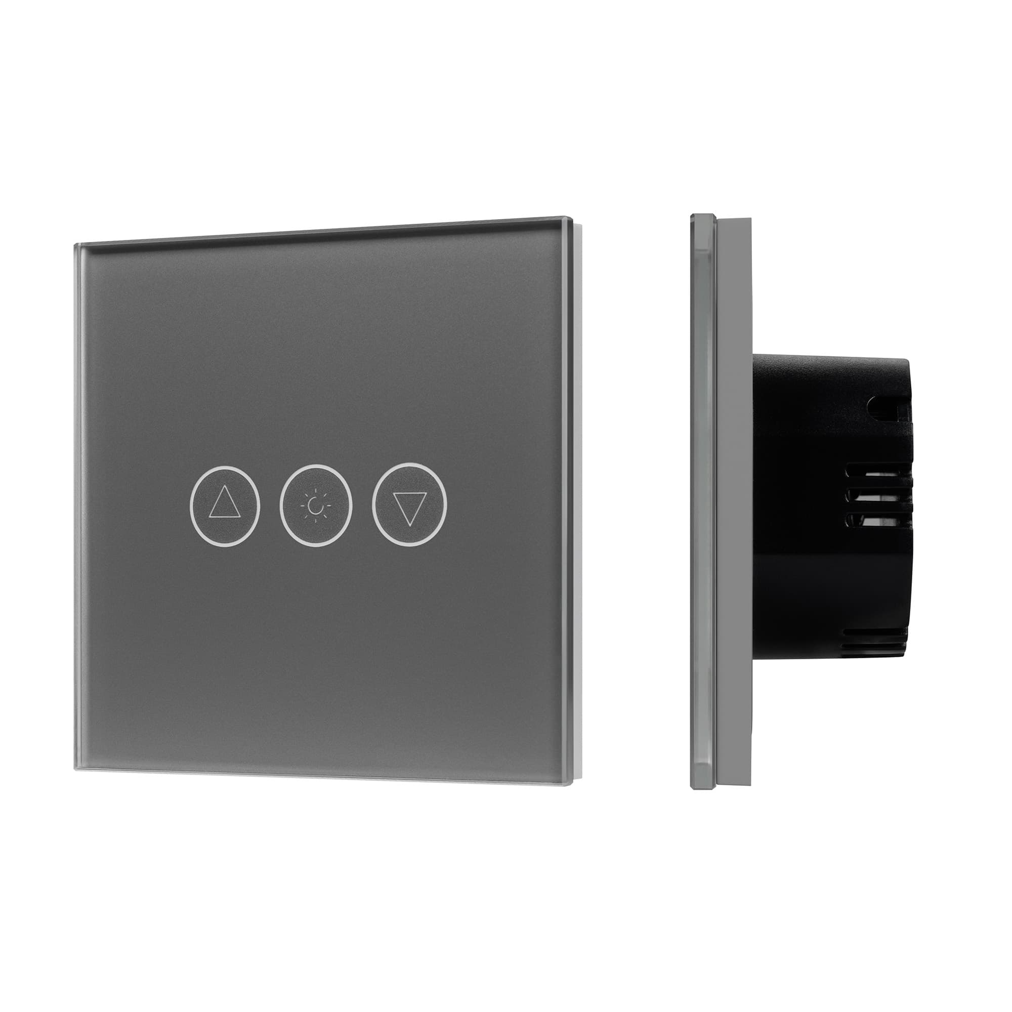 Светорегулятор сенсорный с Zigbee управлением SWT-OMALI-SD3-ZB-GR (250V, 500W) (Arlight, Стекло) 050063