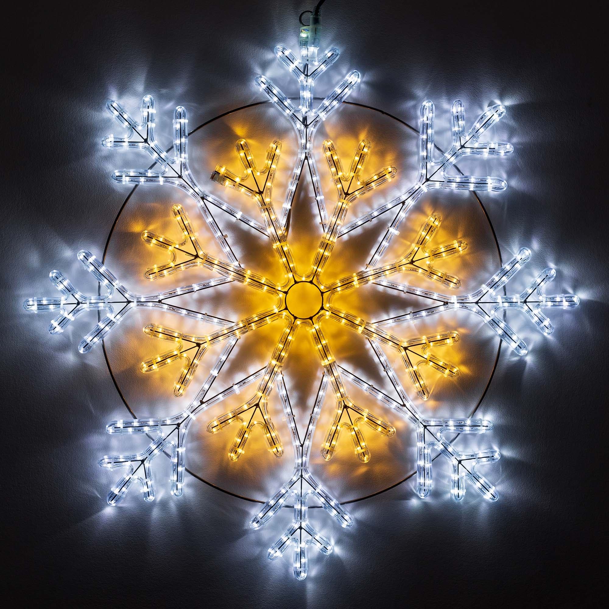 Arlight Световая Фигура ARD-SNOWFLAKE-M12-900x900-576LED White/Warm (230V, 36W) (Ardecoled, IP65) 034262