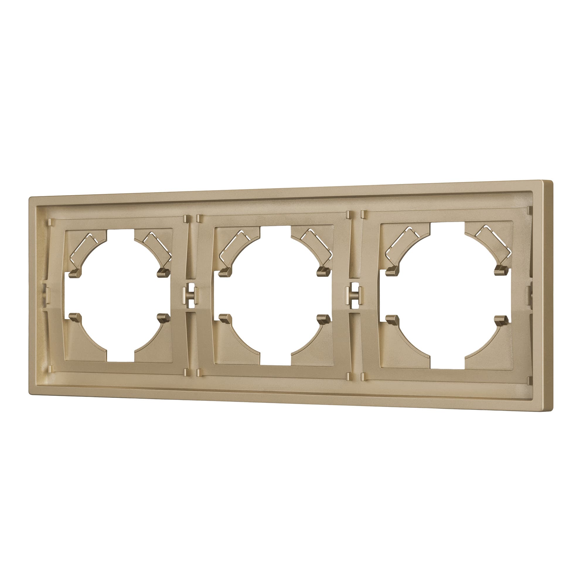 Рамка пластиковая FRM-TENDO-SFPL-3-GD (Arlight, Матовый песочный) 054651