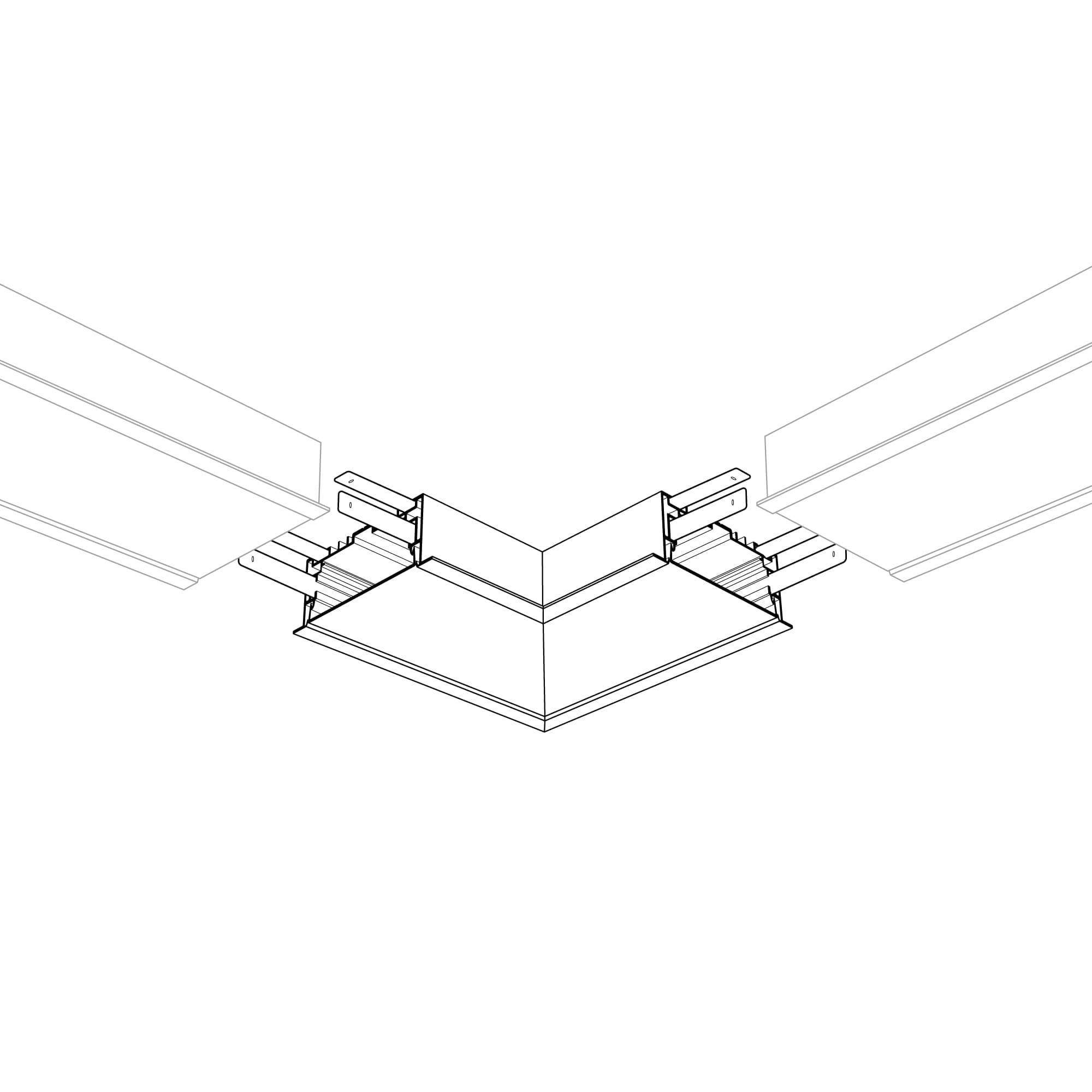 Угол S2-LINIA94-F-L90 прямой (Arlight, Металл) 021282 Arlight — фото 2