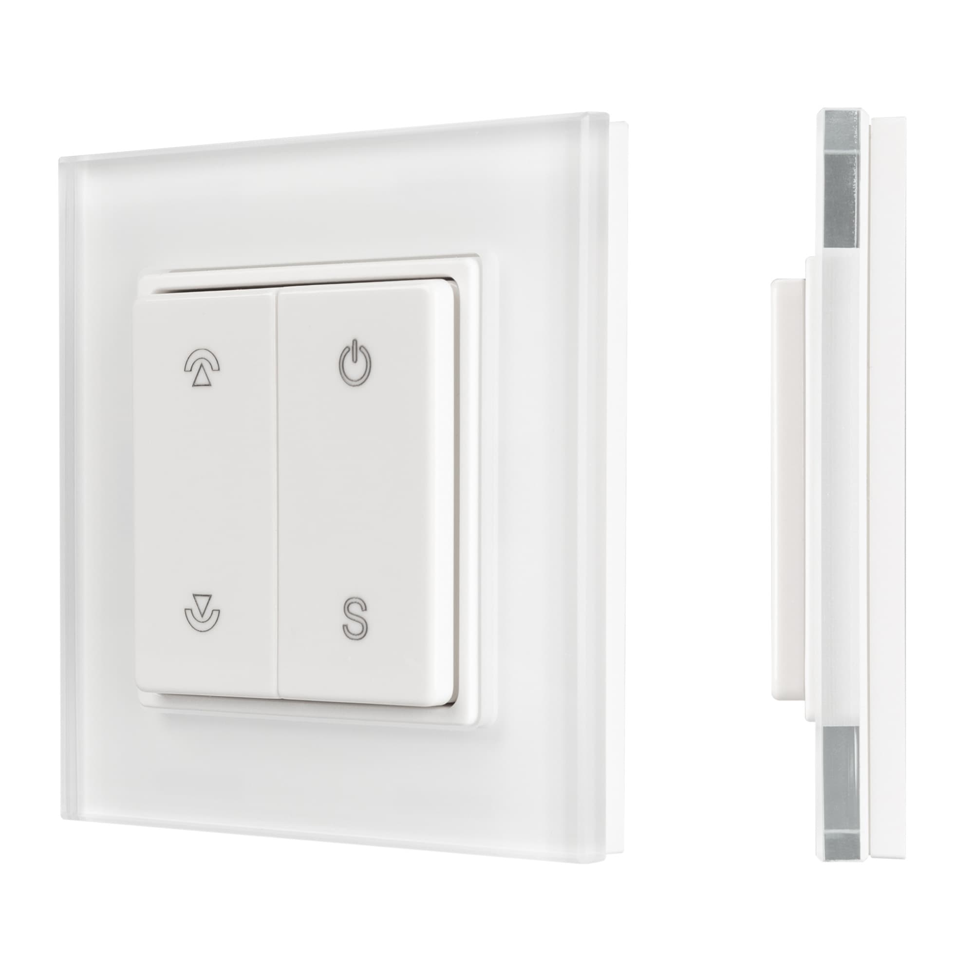 Панель SMART-P47-DIM-G-SUF (3V, 1 зона, Knob, 2.4G) (Arlight, Стекло) 032983 Arlight — фото 1