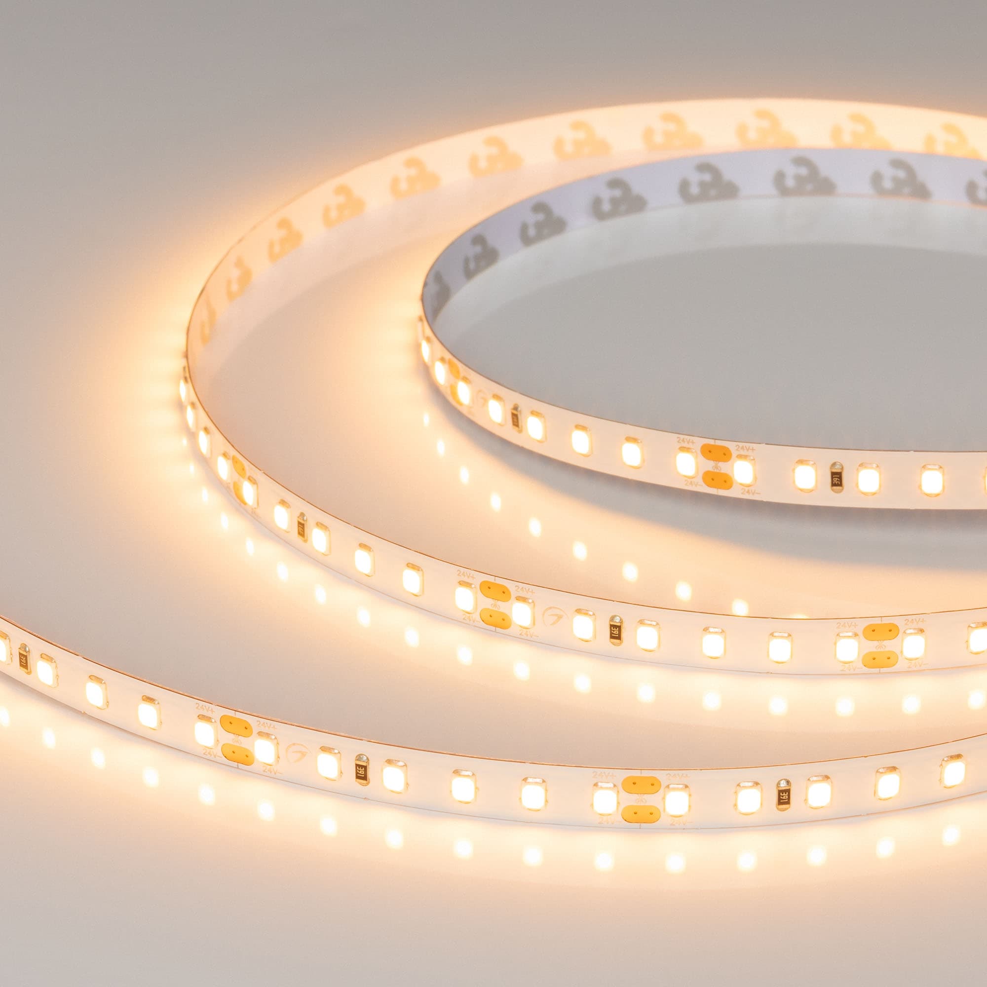 Светодиодная лента UL-A120-8mm 24V Warm2400 (9.6 W/m, IP20, 5m) (Arlight, 7 лет) 042299 — фото 1