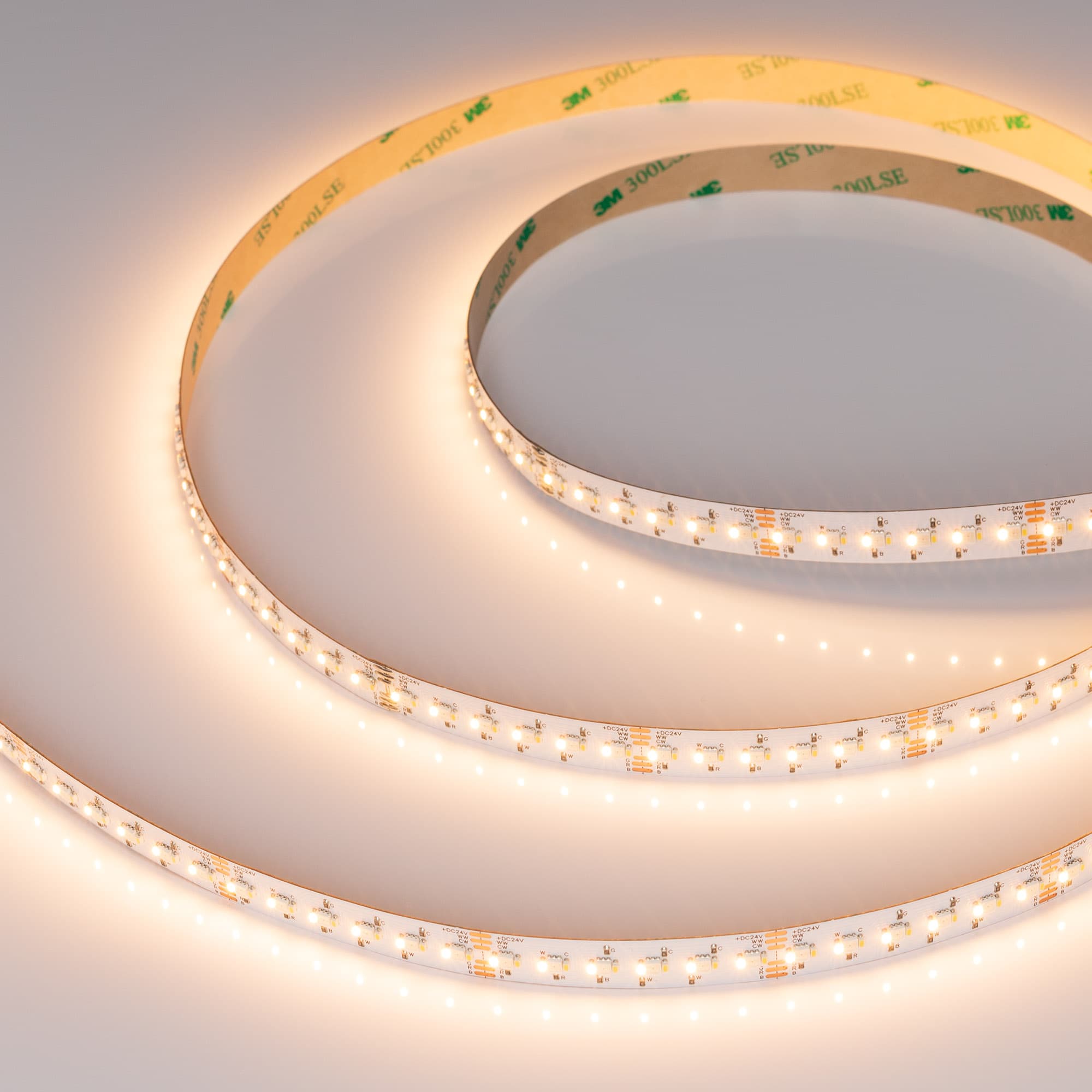 Светодиодная лента RT-AM360-12mm 24V RGBW-MIX (24 W/m, IP20, 2835/2210, 5m) (Arlight, -) 044036 — фото 1