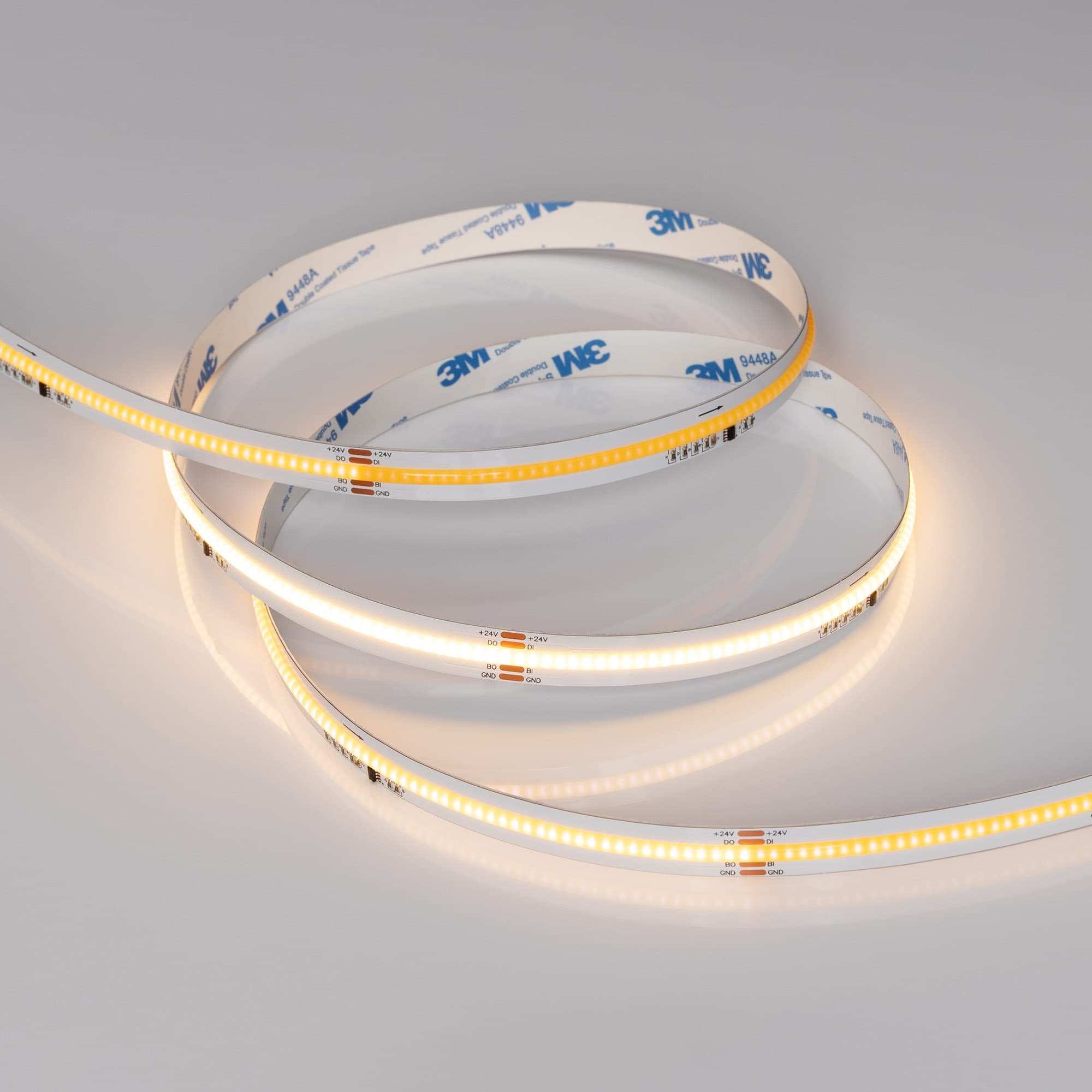Светодиодная лента SPI-COB-X378-12mm 24V Warm2700-PX63-BPT (7 W/m, IP20, 5m) (Arlight, бегущий огонь) 041737 — фото 3