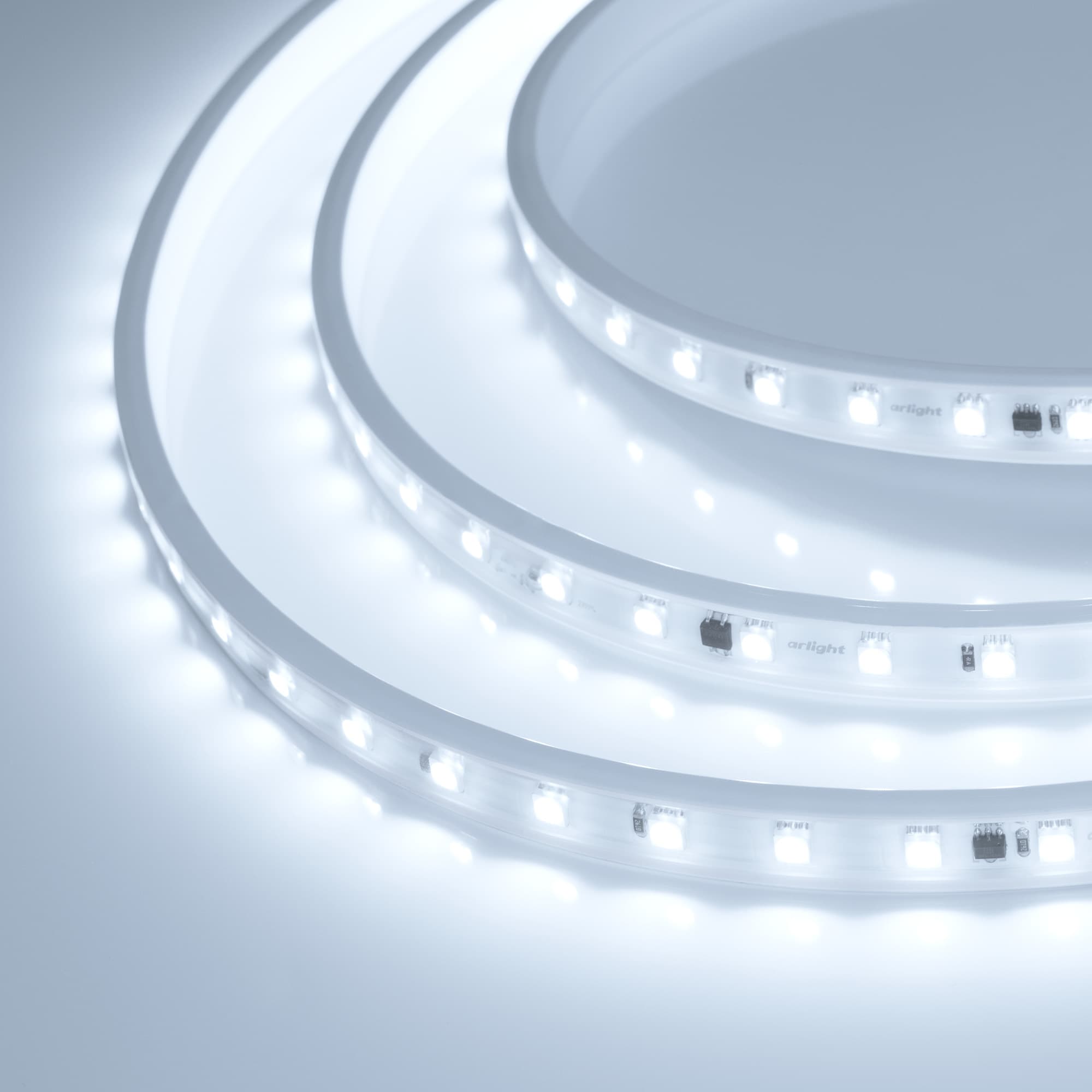 Светодиодная лента герметичная ARL-PV-B54-15.5mm 230V White6000 (8 W/m, IP65, 5060, 10m) (Arlight, -) 029403(2) — фото 1