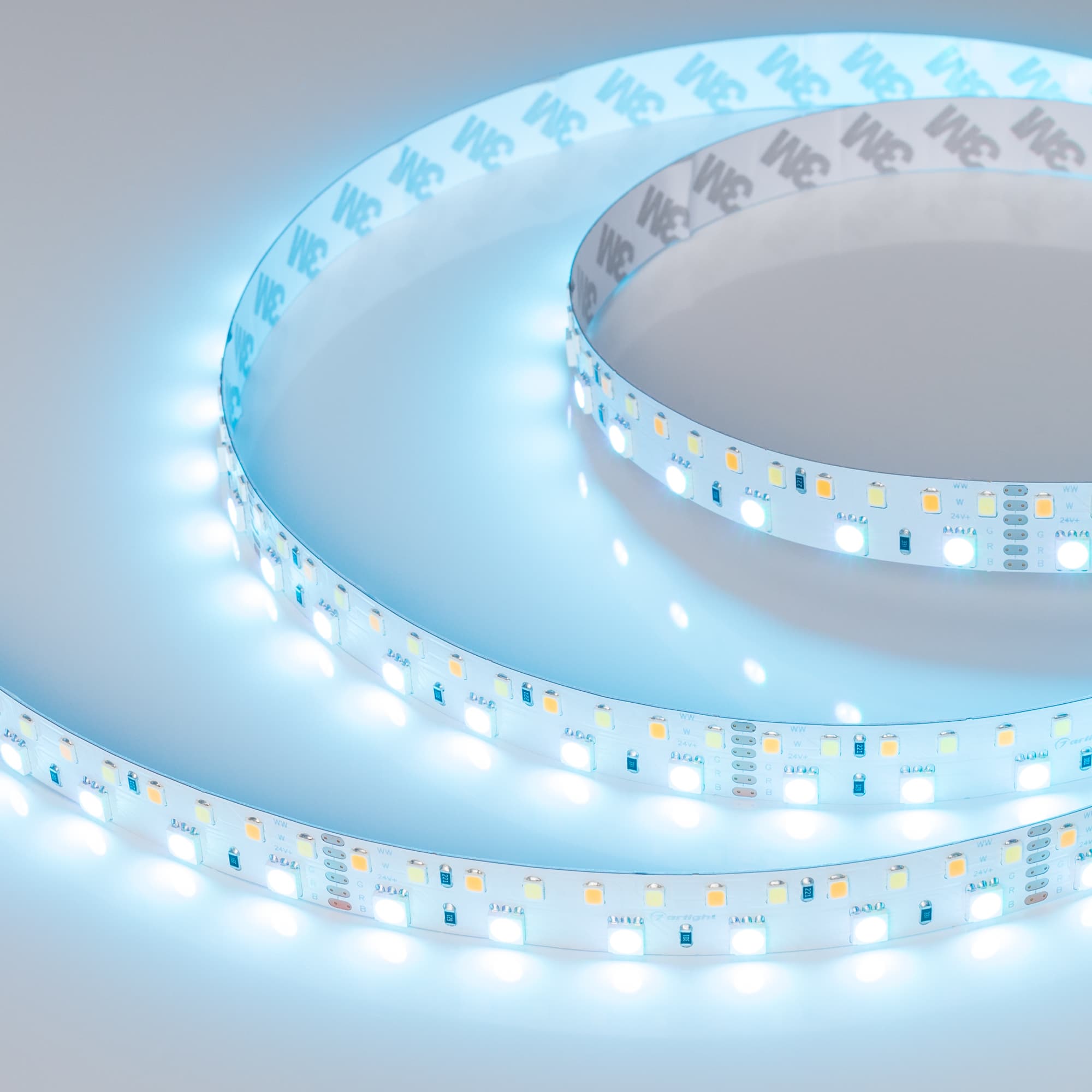 Светодиодная лента RT-BA180-15mm 24V RGBW-MIX (28.8 W/m, IP20, 5060/2835, 5m) (Arlight, 28.8 Вт/м, IP20) 022707(2) — фото 4
