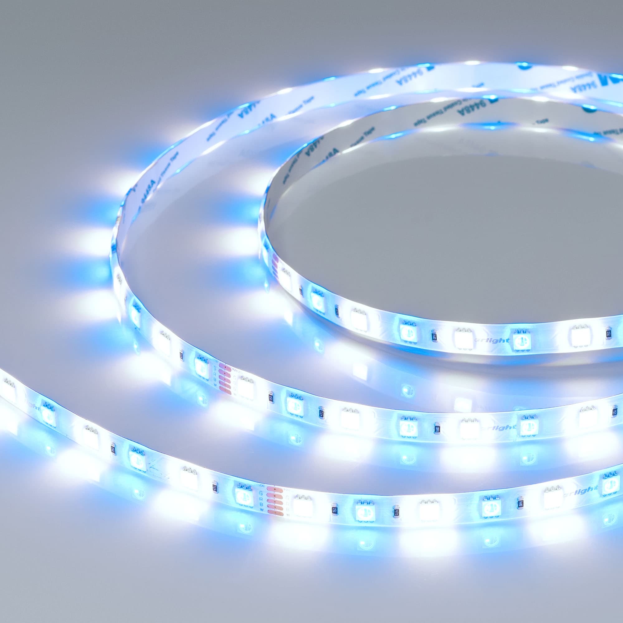 Светодиодная лента RTW-SE-B60-10mm 24V RGBW-White (14.4 W/m, IP65, 5060, 5m) (Arlight, Открытый) 034184 — фото 6