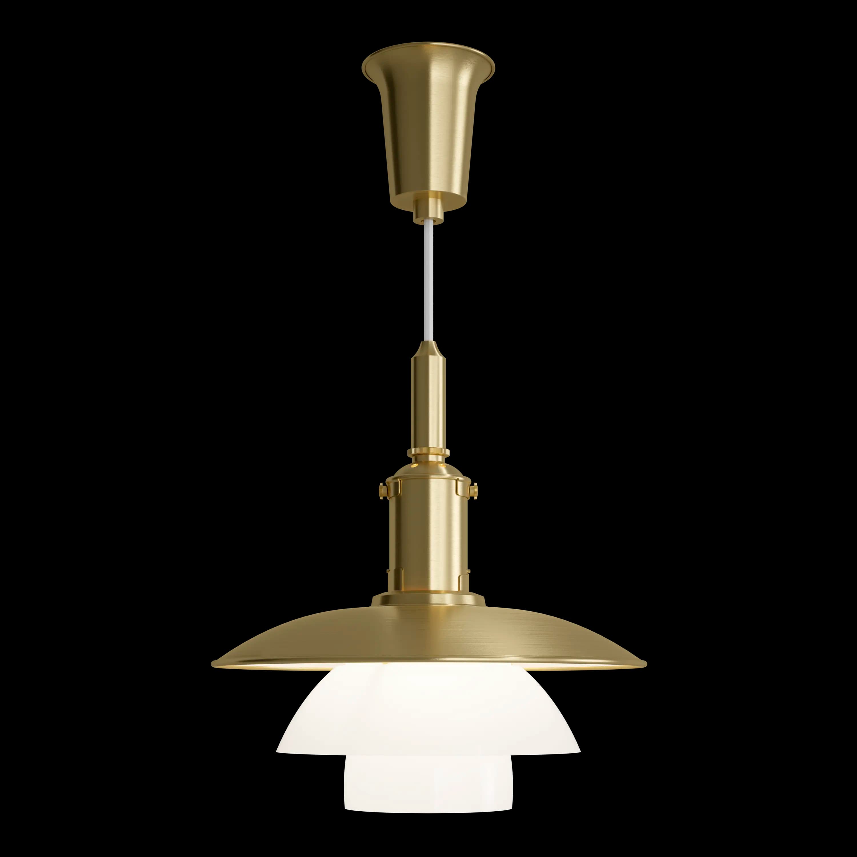 Louis Poulsen PH 3/3 Brass Opal Glass Pendant Brass/opal glass — фото 1