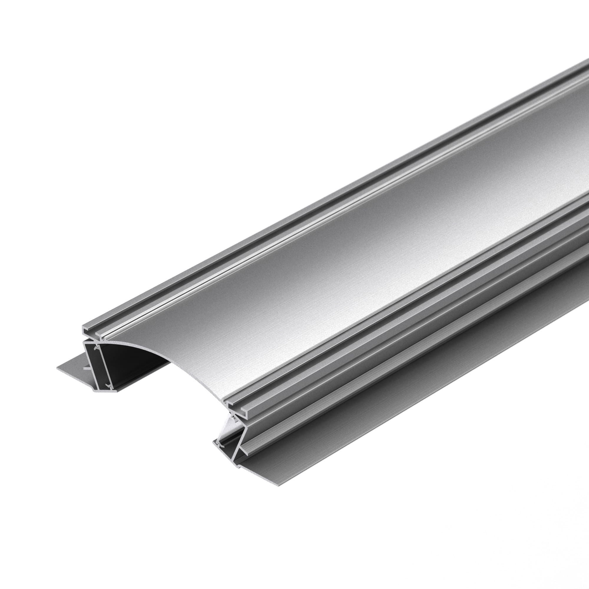 Профиль с экраном ALM-ARC-DOUBLE-2000 ANOD+FROST (Arlight, Алюминий) 029852 Arlight — фото 1