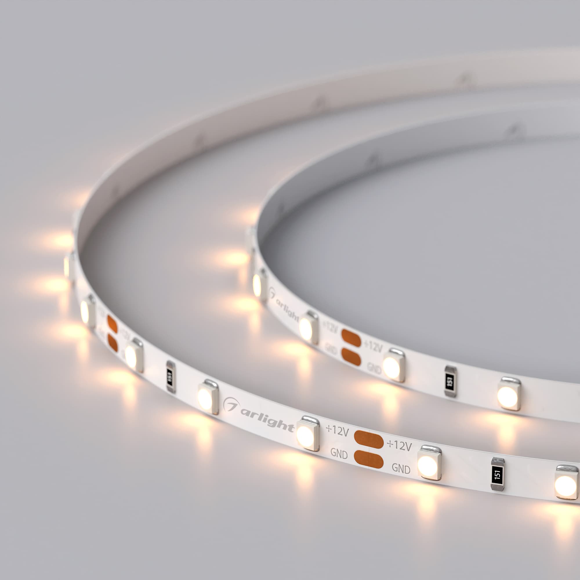 Светодиодная лента RT 2-5000 12V Warm2700 5mm (3528, 300 LED, LUX) (Arlight, 4.8 Вт/м, IP20) 028615 — фото 4