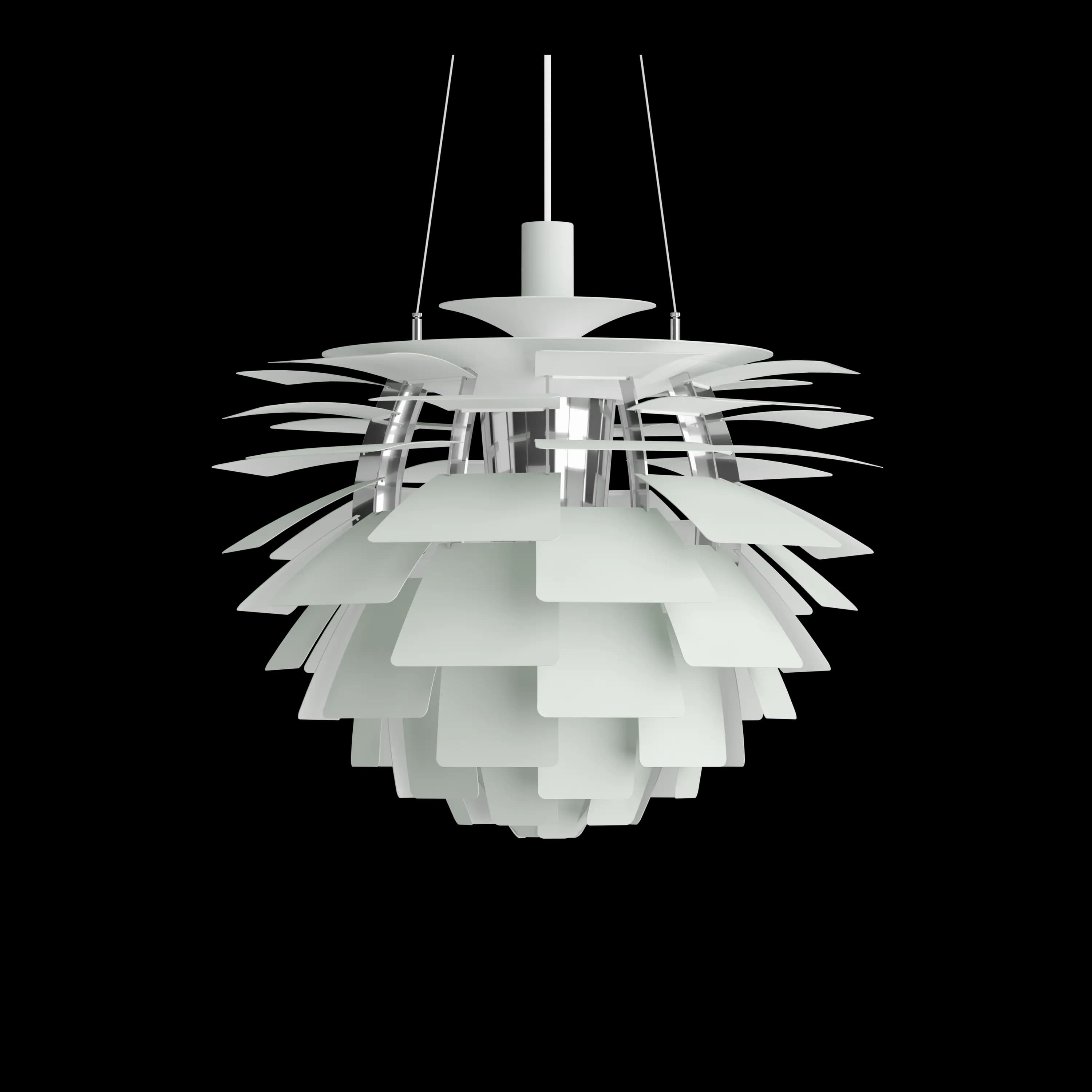 Louis Poulsen PH Artichoke Dusty green/high lustre chrome plated Ø 600 — фото 2