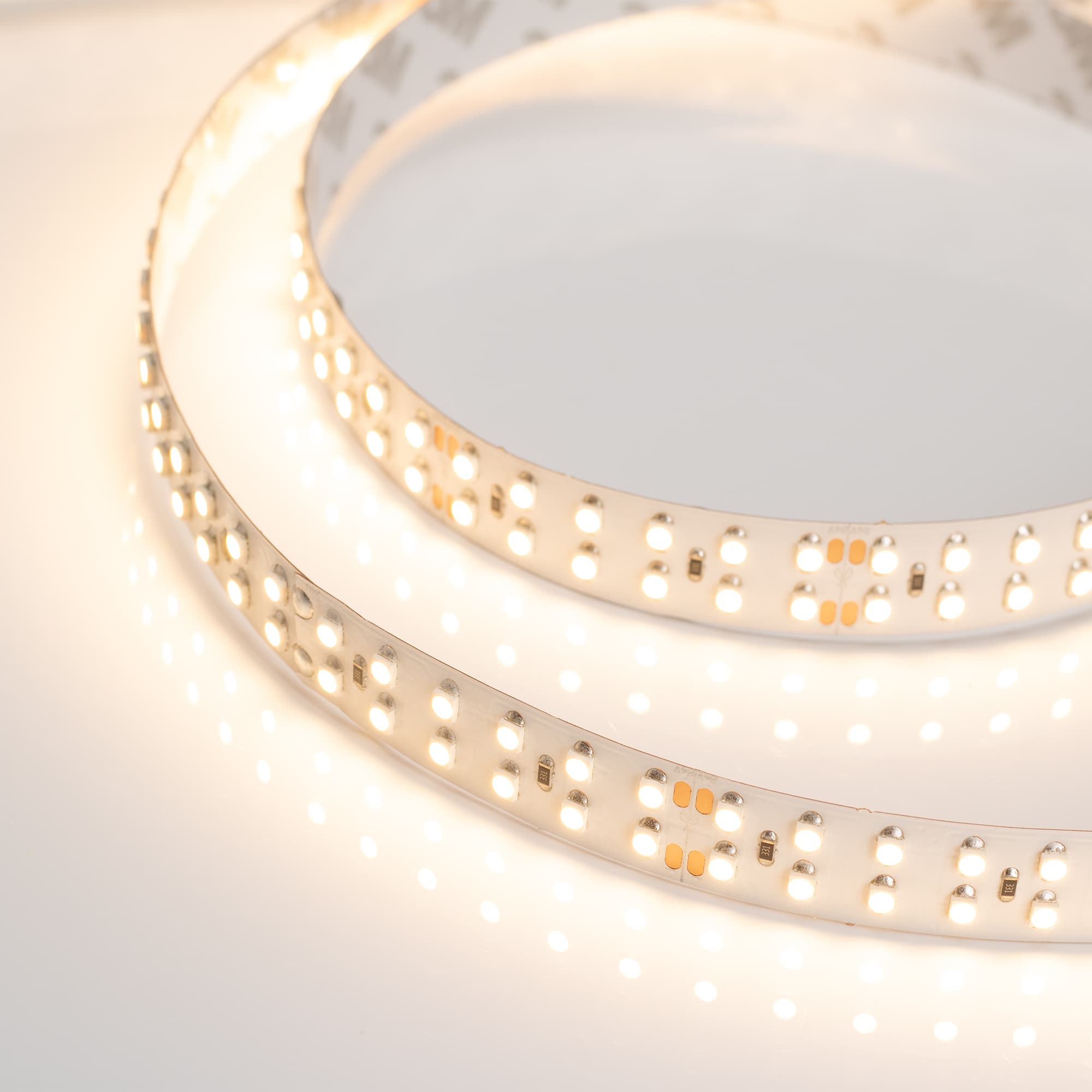 Светодиодная лента RT 2-5000 24V Warm2700 2x2 (3528, 1200 LED, LUX) (Arlight, 19.2 Вт/м, IP20) 008770(B) — фото 2