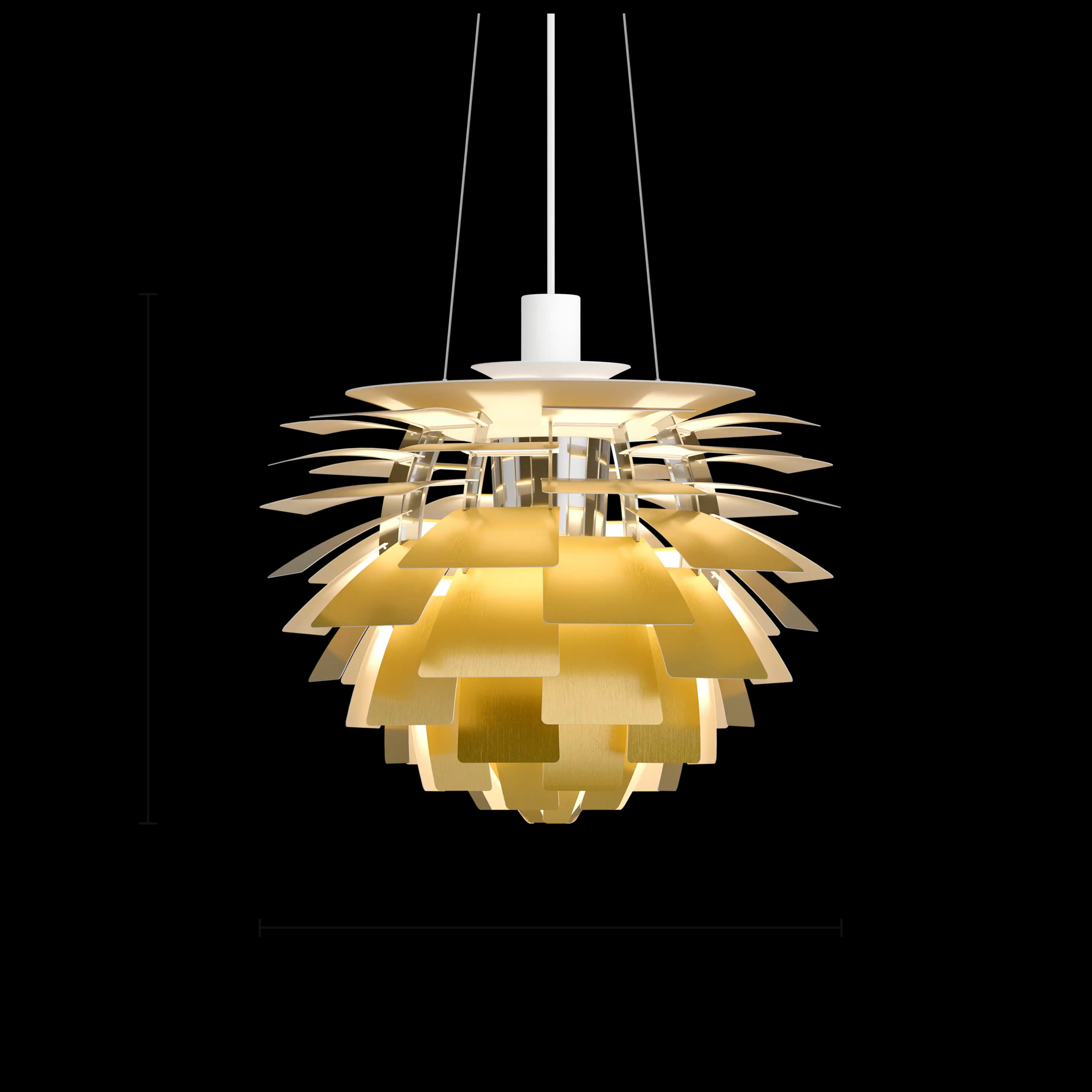 Louis Poulsen PH Artichoke Brass Ø 480 — фото 7