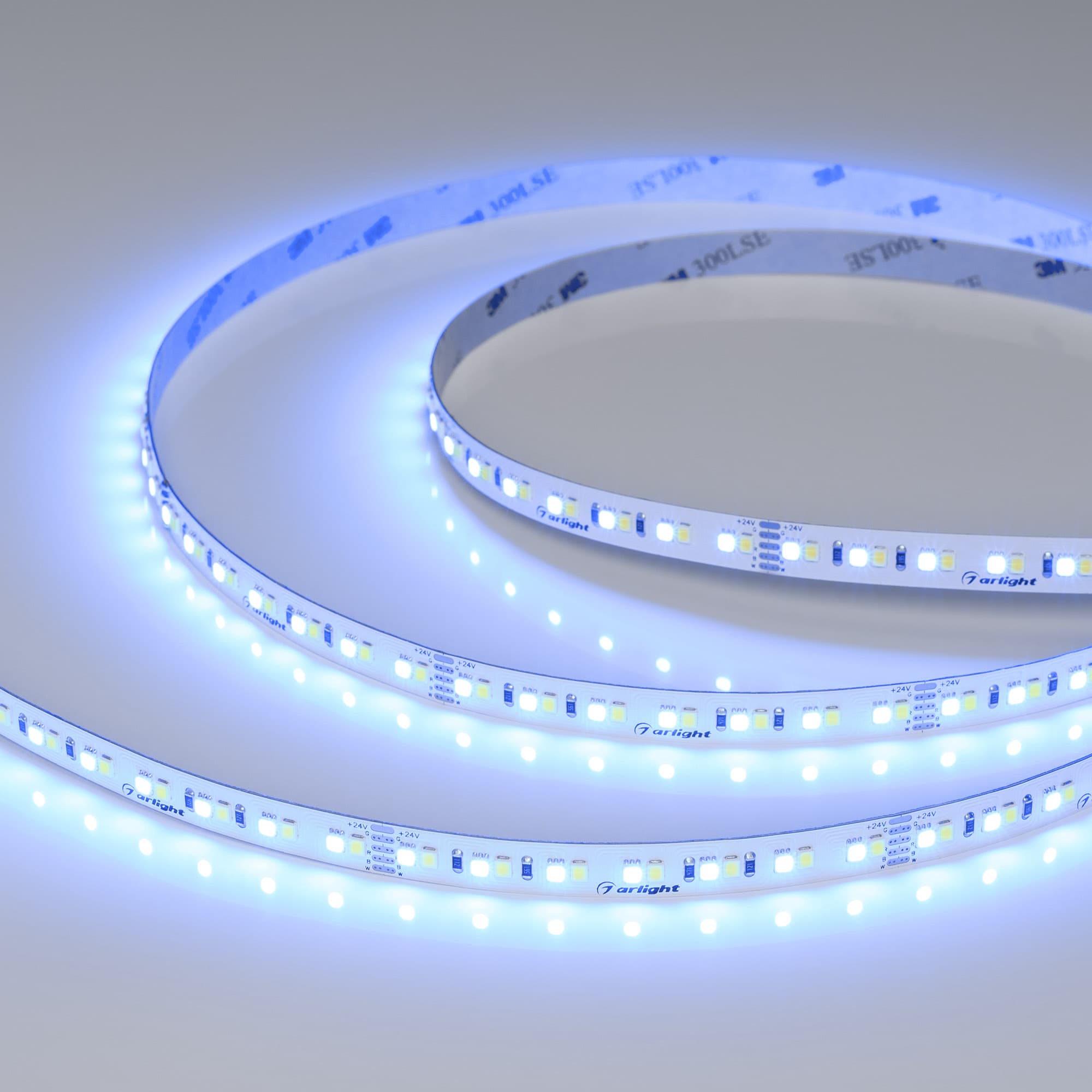 Светодиодная лента RT-A168-10mm 24V RGBW-Day (20 W/m, IP20, 5m) (Arlight, высок.эфф.150 лм/Вт) 056878 — фото 5