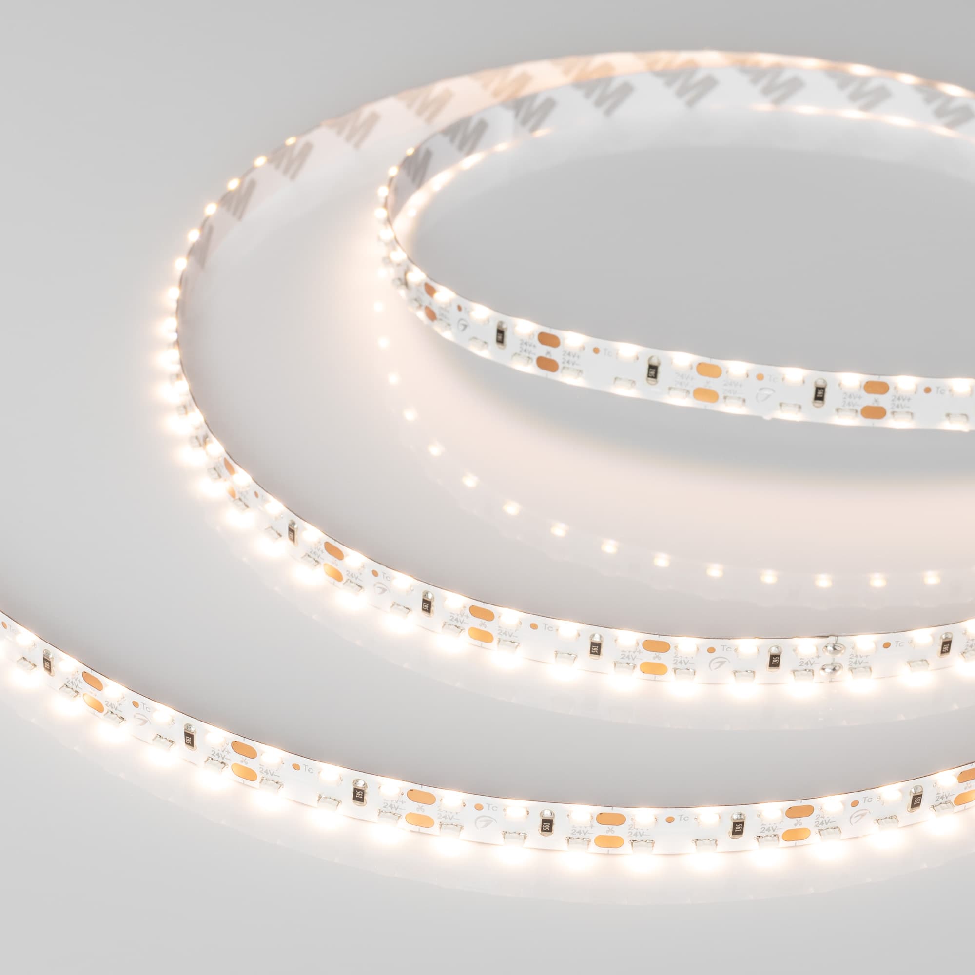 Светодиодная лента RS 2-5000 24V Warm3000 2x2 8mm (3014, 240 LED/m, LUX) (Arlight, 14.4 Вт/м, IP20) 024466 — фото 2