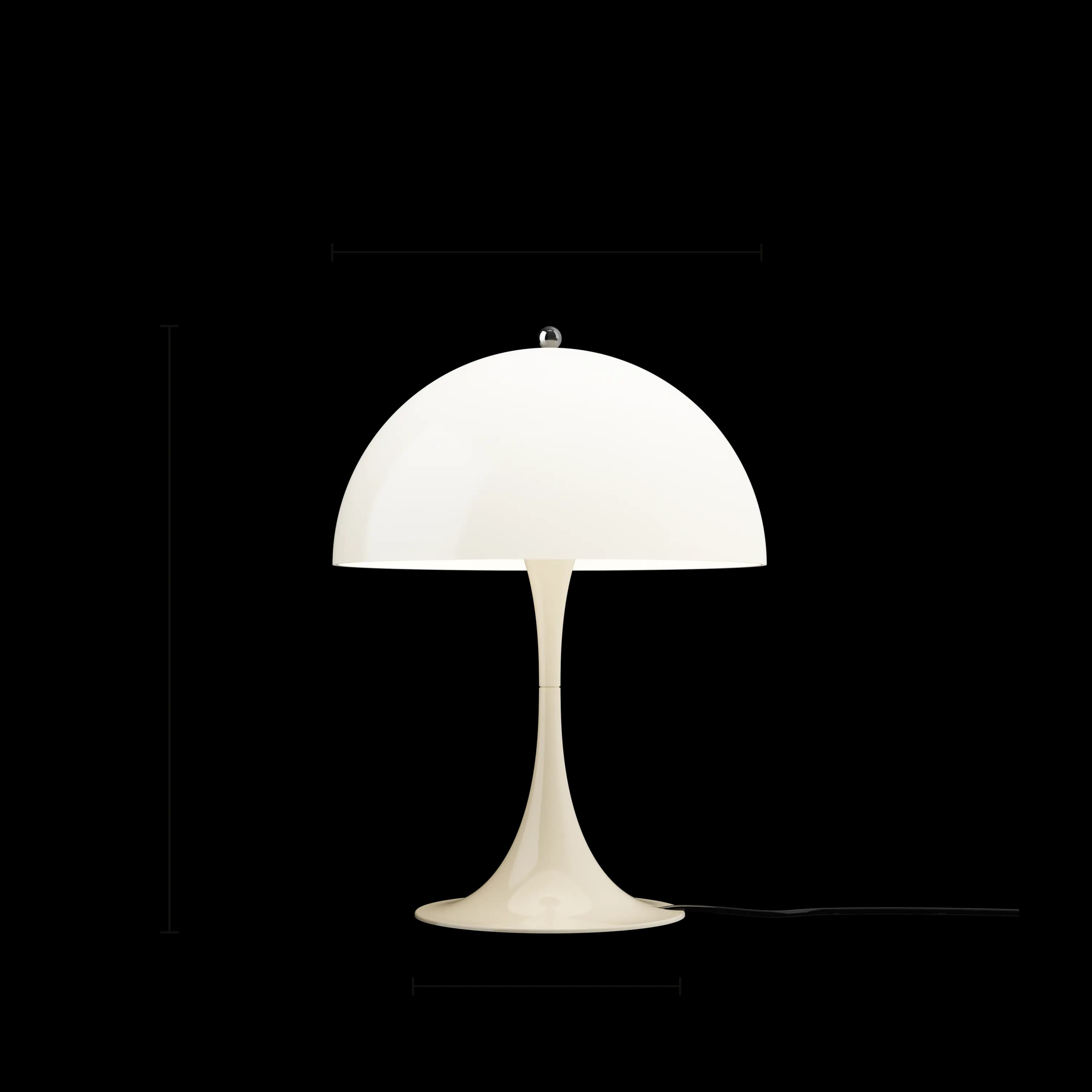 Louis Poulsen Panthella 320 Table Lamp Opal beige — фото 8