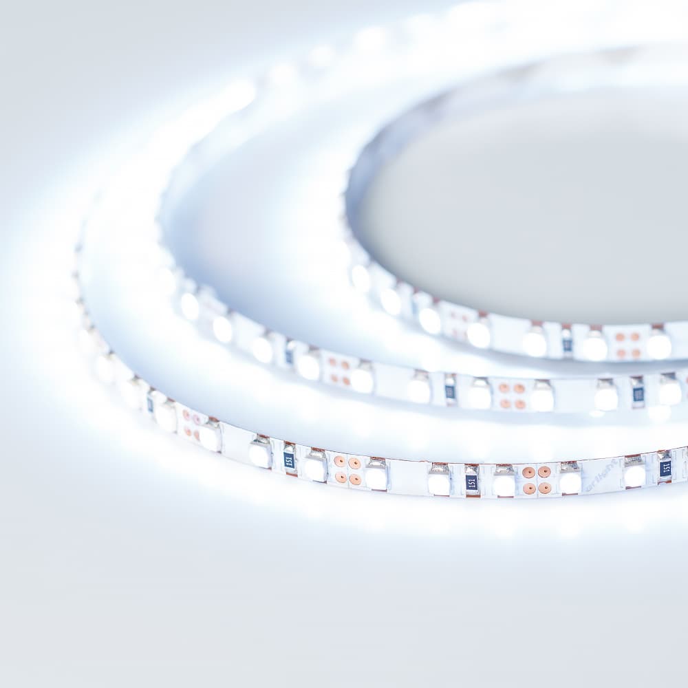 Светодиодная лента RT 2-5000 24V Cool 8K 5mm 2x (3528, 600 LED, LUX) (Arlight, 9.6 Вт/м, IP20) 015650(B) — фото 2