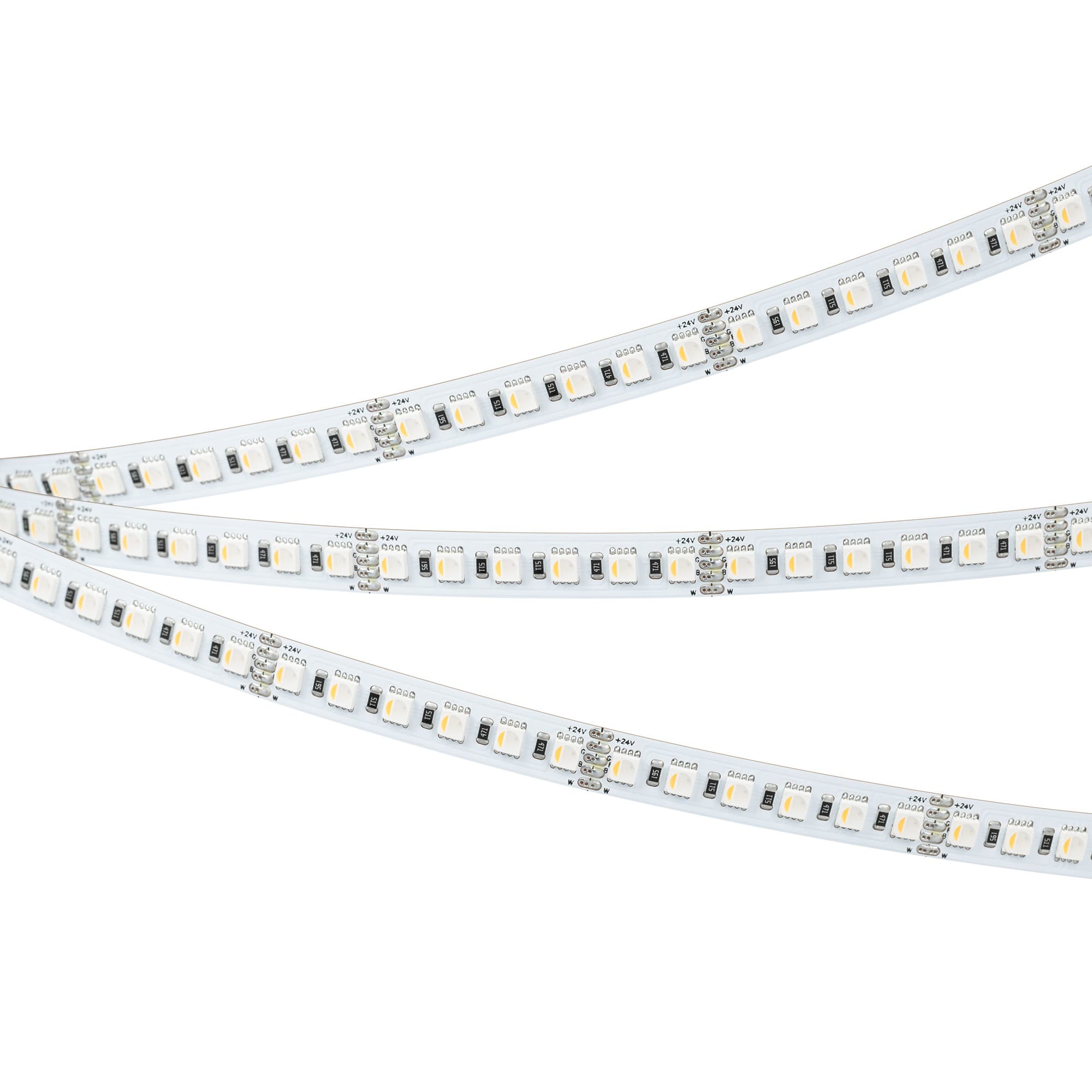 Светодиодная лента RT-H120-10mm 24V RGBW-Warm-4-in-1 (25 W/m, IP20, 4040, 5m) (Arlight, Открытый) 048746 — фото 3