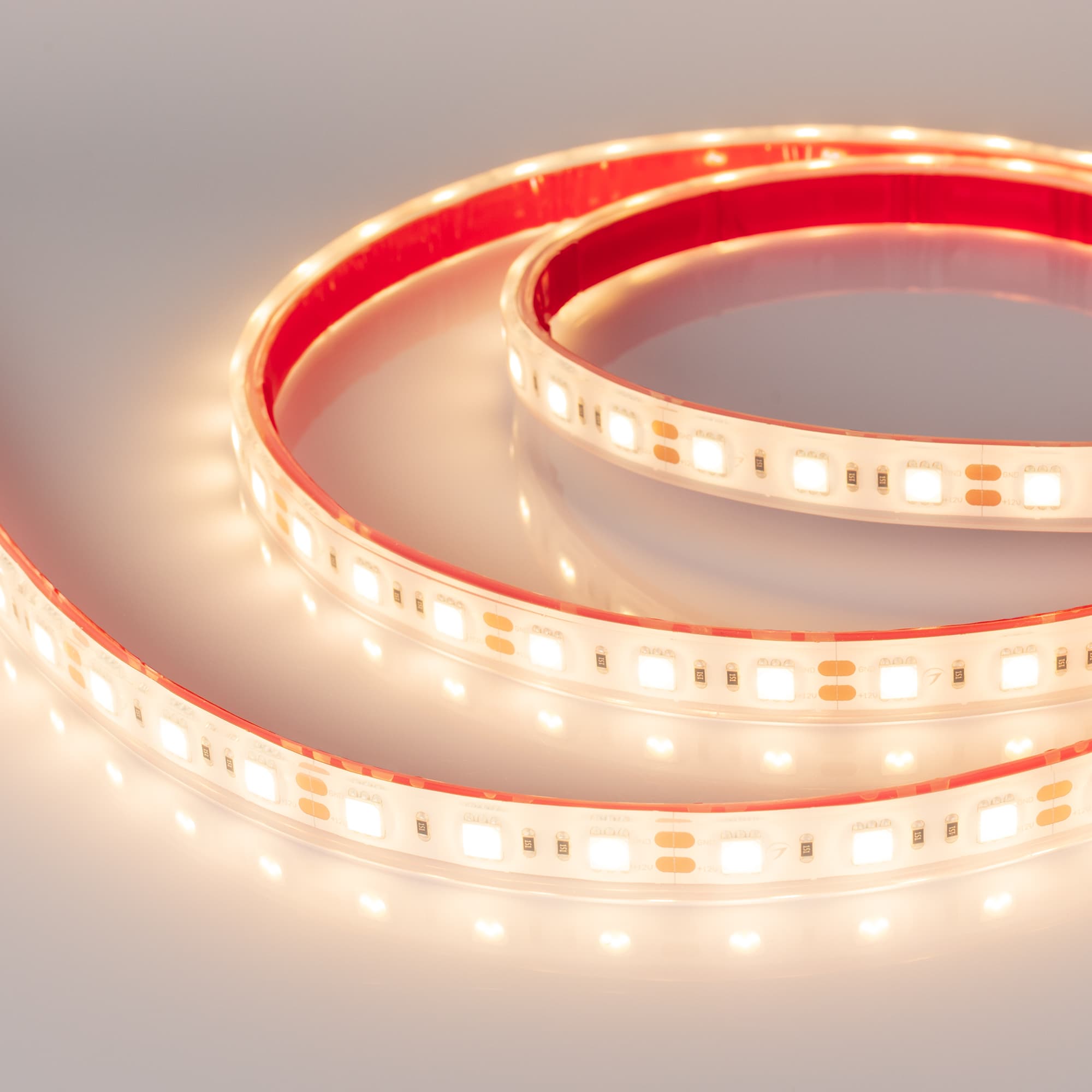 Светодиодная лента герметичная RTW-PFS-B60-13mm 12V Warm3000 (14.4 W/m, IP68, 5060, 5m) (Arlight, -) 034033 — фото 1