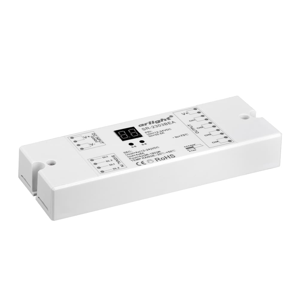 Диммер DALI SR-2303BEA-PD (12-36V, 384-1152W, 4 адреса) (Arlight, -) 022540 Arlight