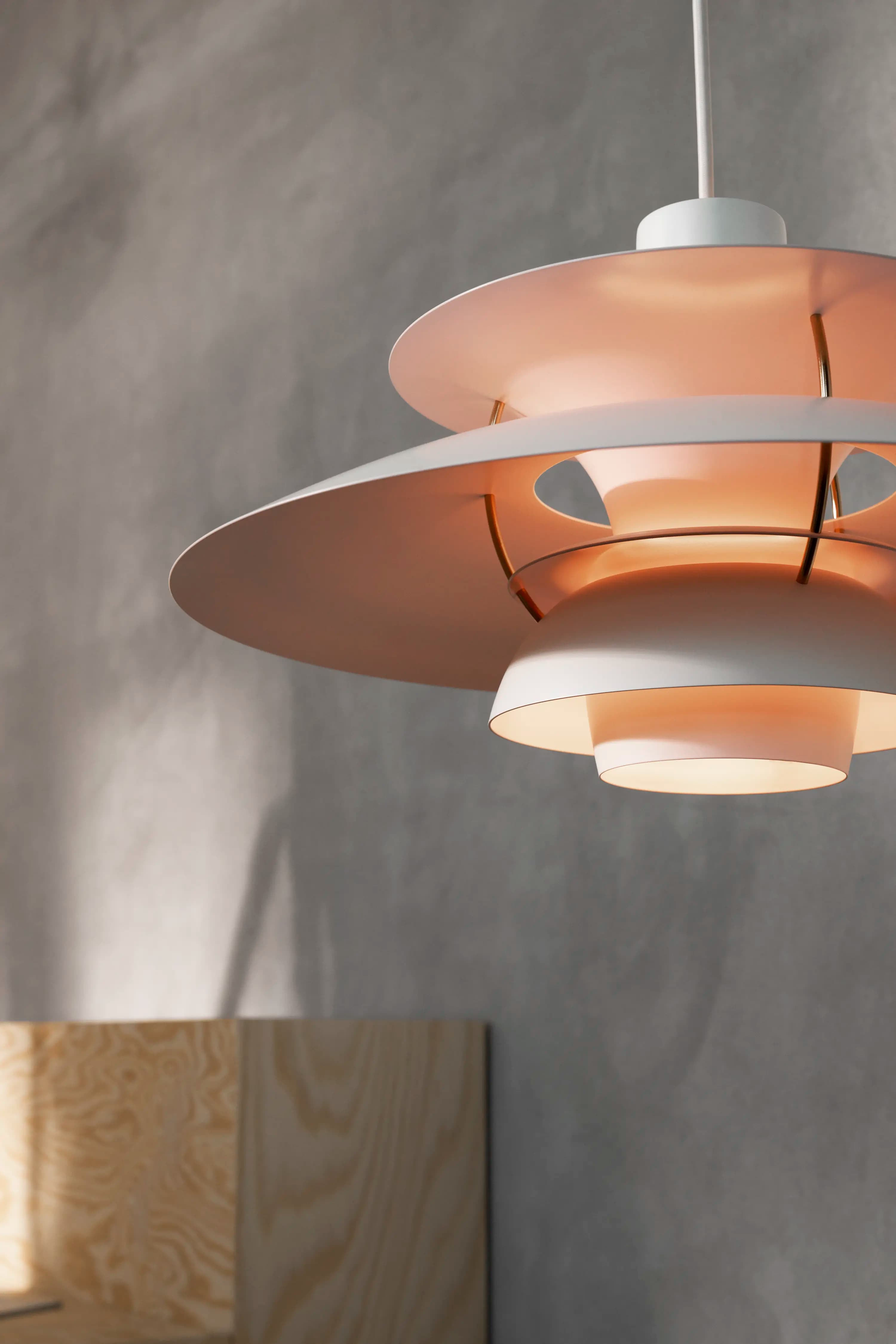 Louis Poulsen PH 5 Anniversary Edition Matte white/pale rose — фото 8