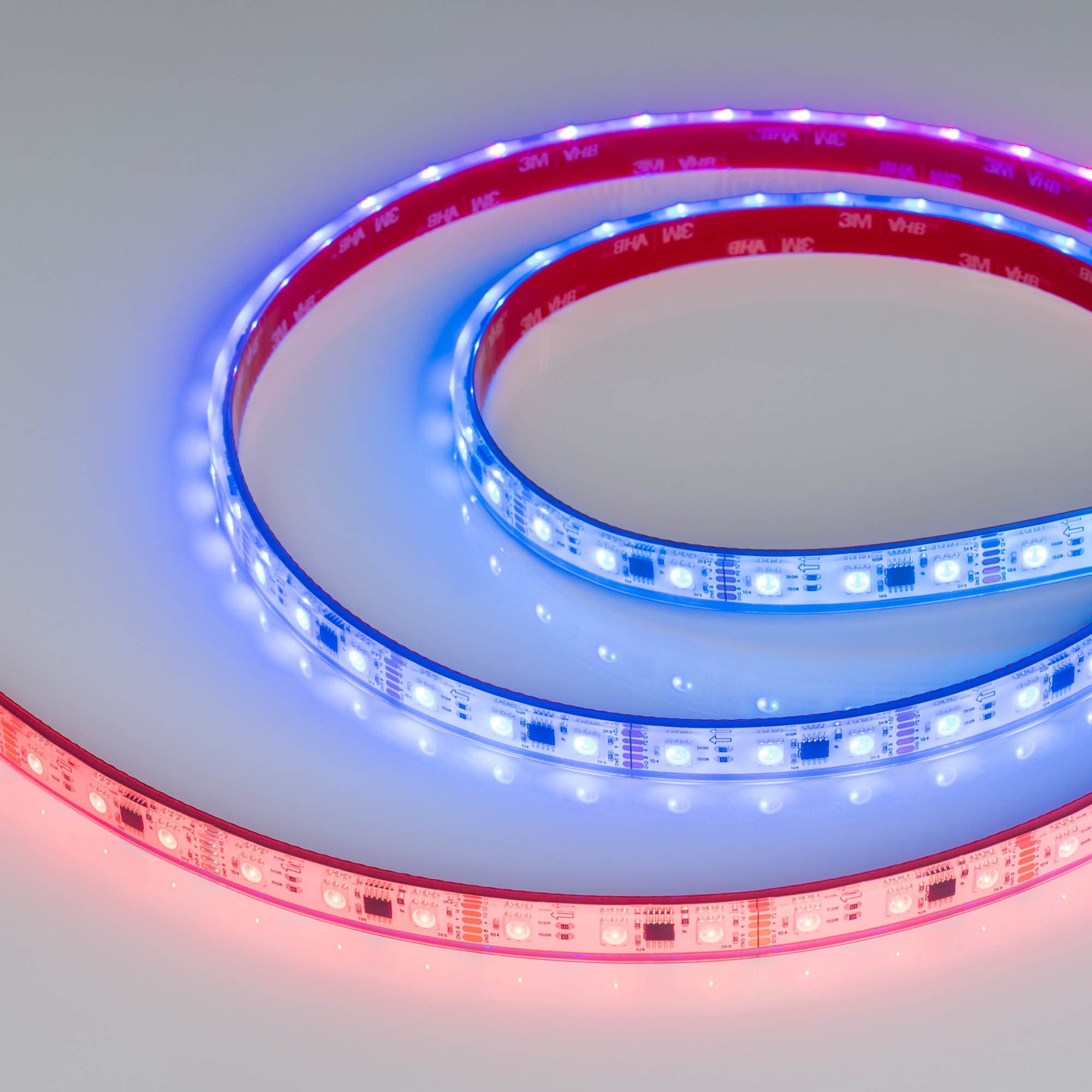 Светодиодная лента герметичная DMX-PS-B60-12mm 12V RGB-PX3 (14 W/m, IP67, 5060, 5m) (Arlight, -) 039605 — фото 1