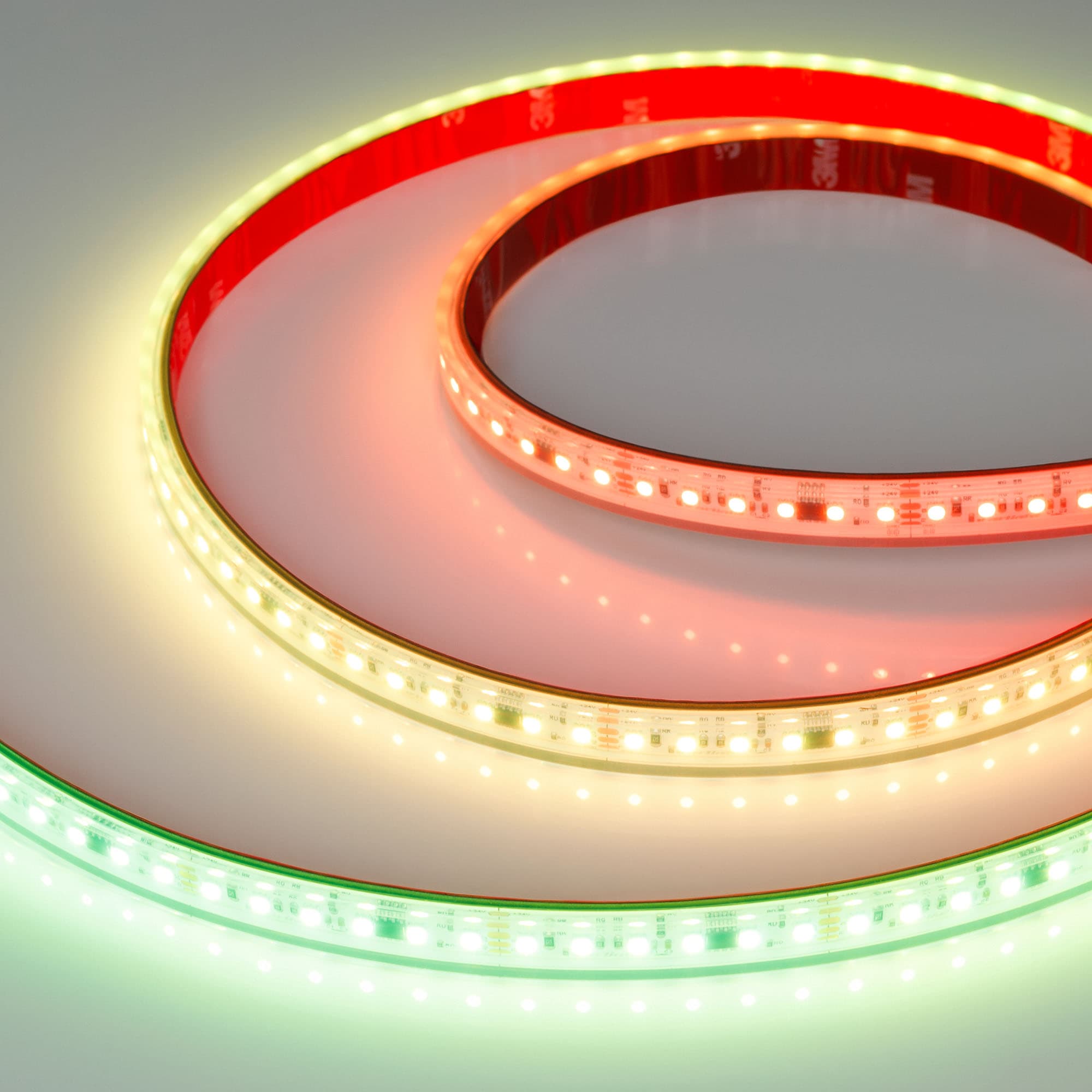 Светодиодная лента герметичная SPI-PS-A120-12mm 24V RGB-PX6-BPT (23 W/m, IP67, 2835, 5m) (Arlight, бегущий огонь) 049452 — фото 4