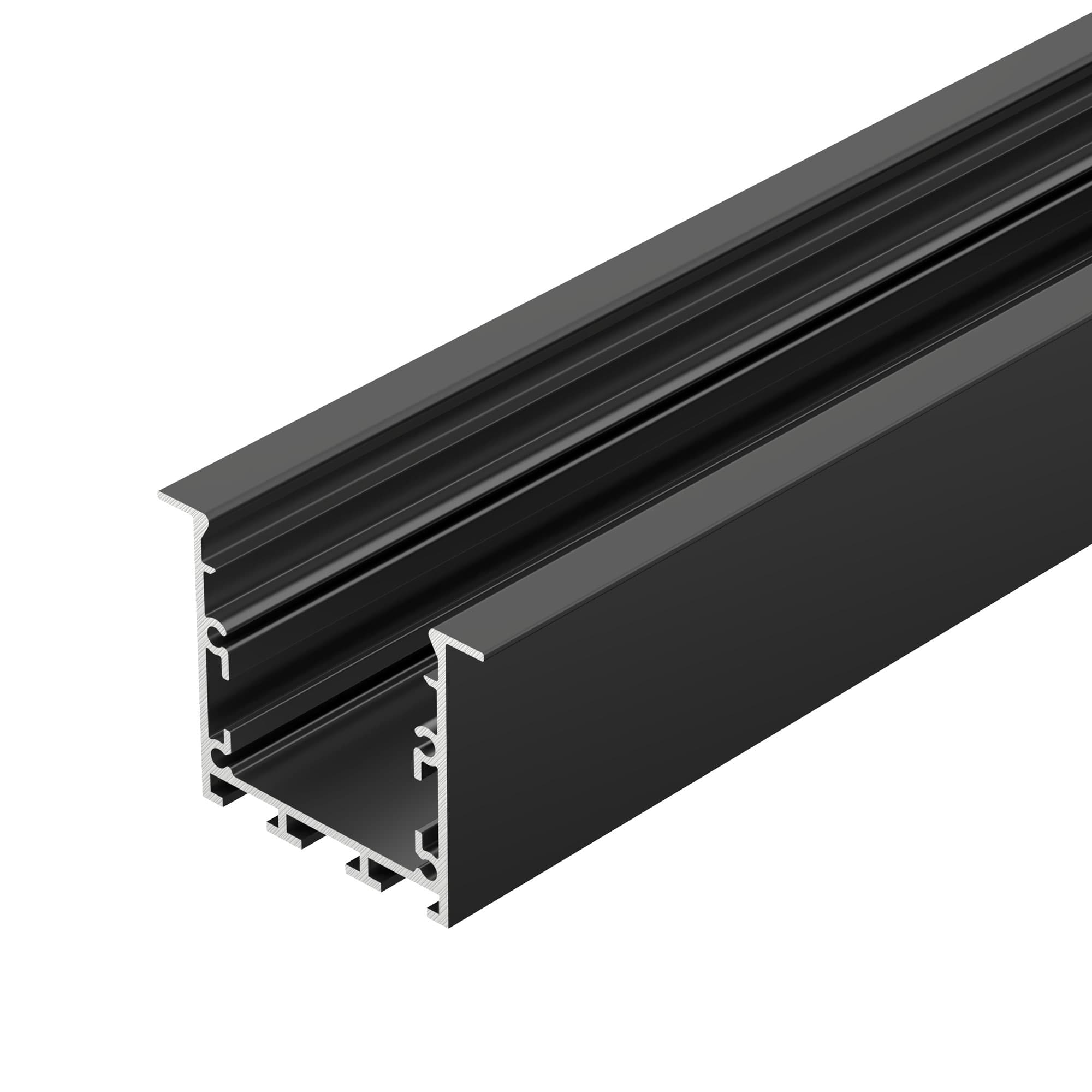 Профиль LINIA49-F-M-2000 BLACK (Arlight, Алюминий) 057040 Arlight — фото 2