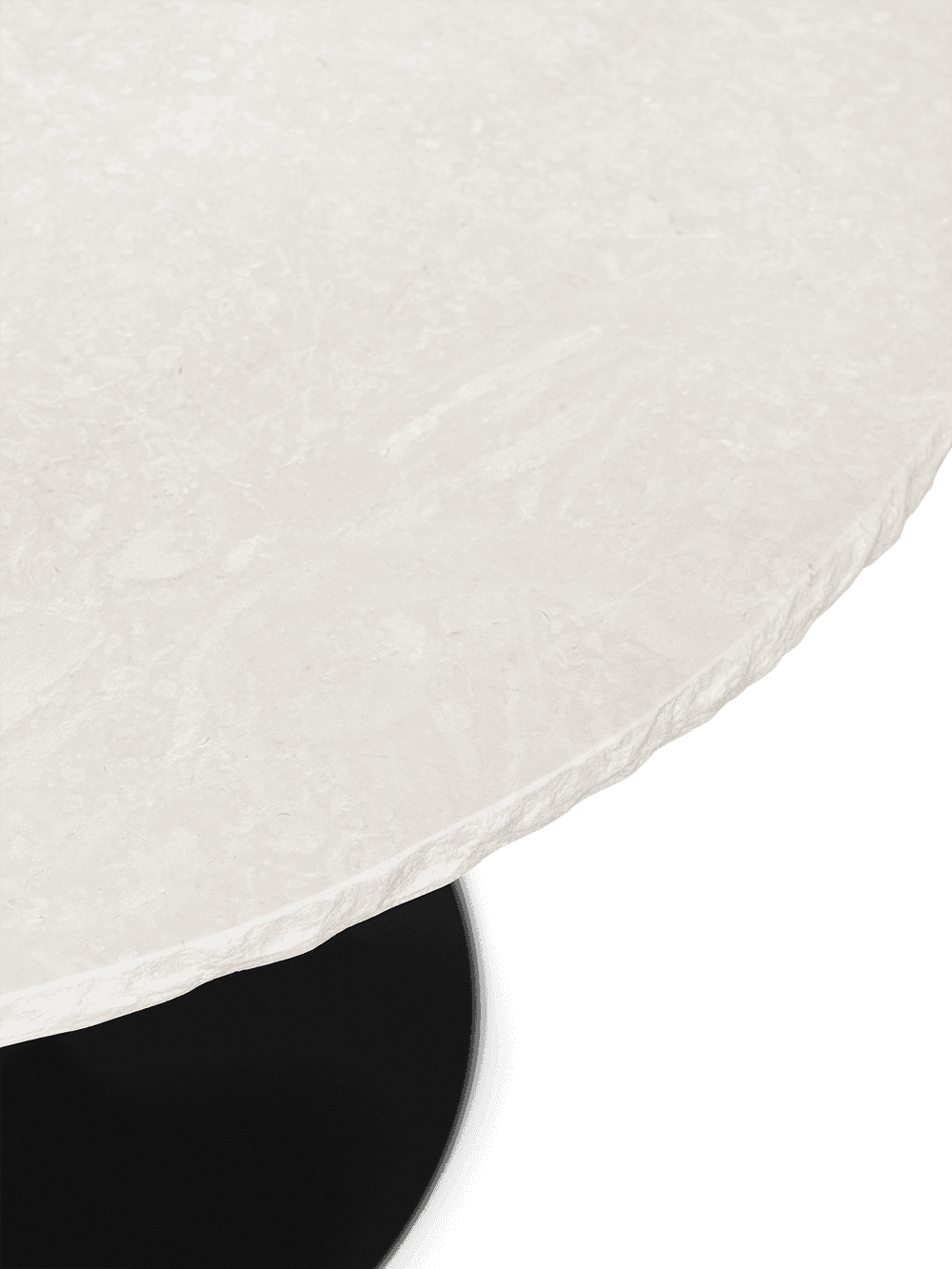 Ferm Living Mineral Dining Table - Bianco Curia - Black ferm LIVING — фото 4